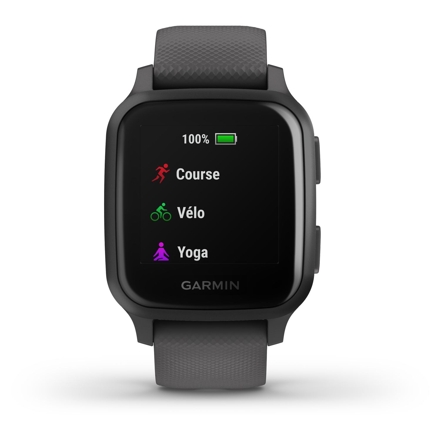 Voir la diapositive 6 : GARMIN Montre connectée Venu SQ - Gris