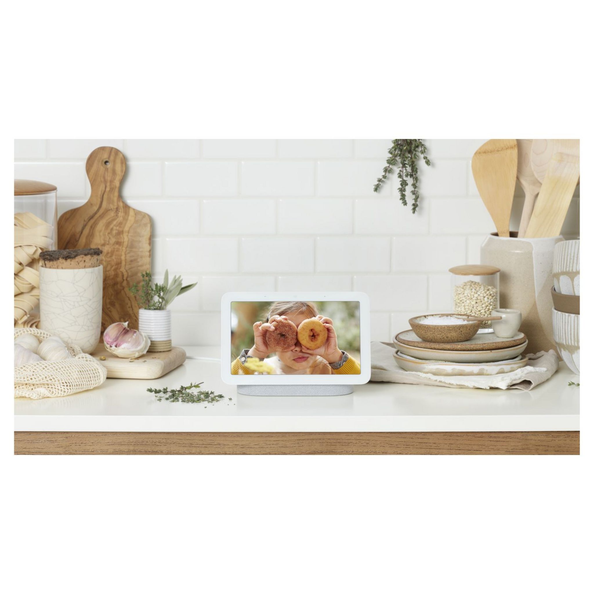 Voir la diapositive 4 : GOOGLE Assistant vocal Nest Hub 2e génération avec écran connecté - Charbon - Gris foncé