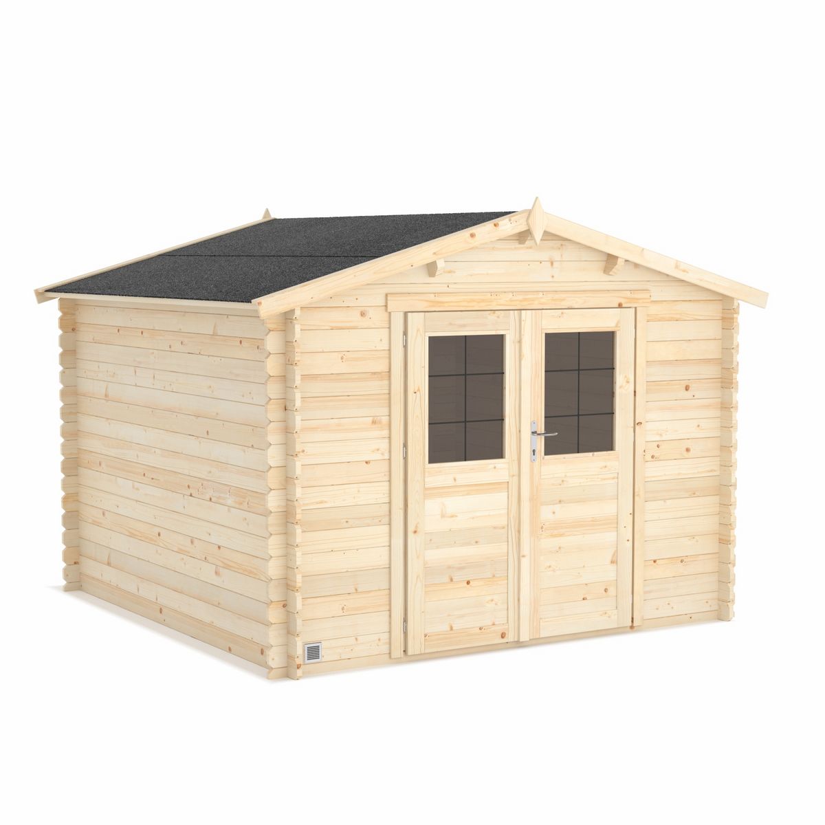 FOREST STYLE Abri de jardin bois - 7,4m² - JUNO