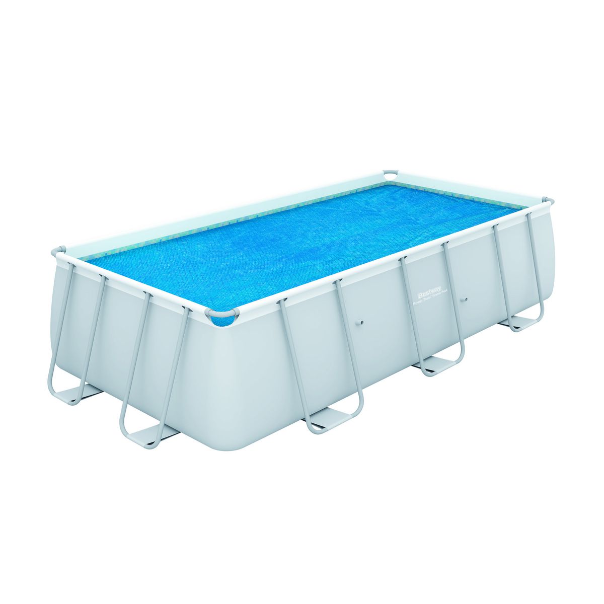 BESTWAY Bâche solaire 457x217cm pour piscine hors sol rectangulaire Power Steel™ 488x244cm