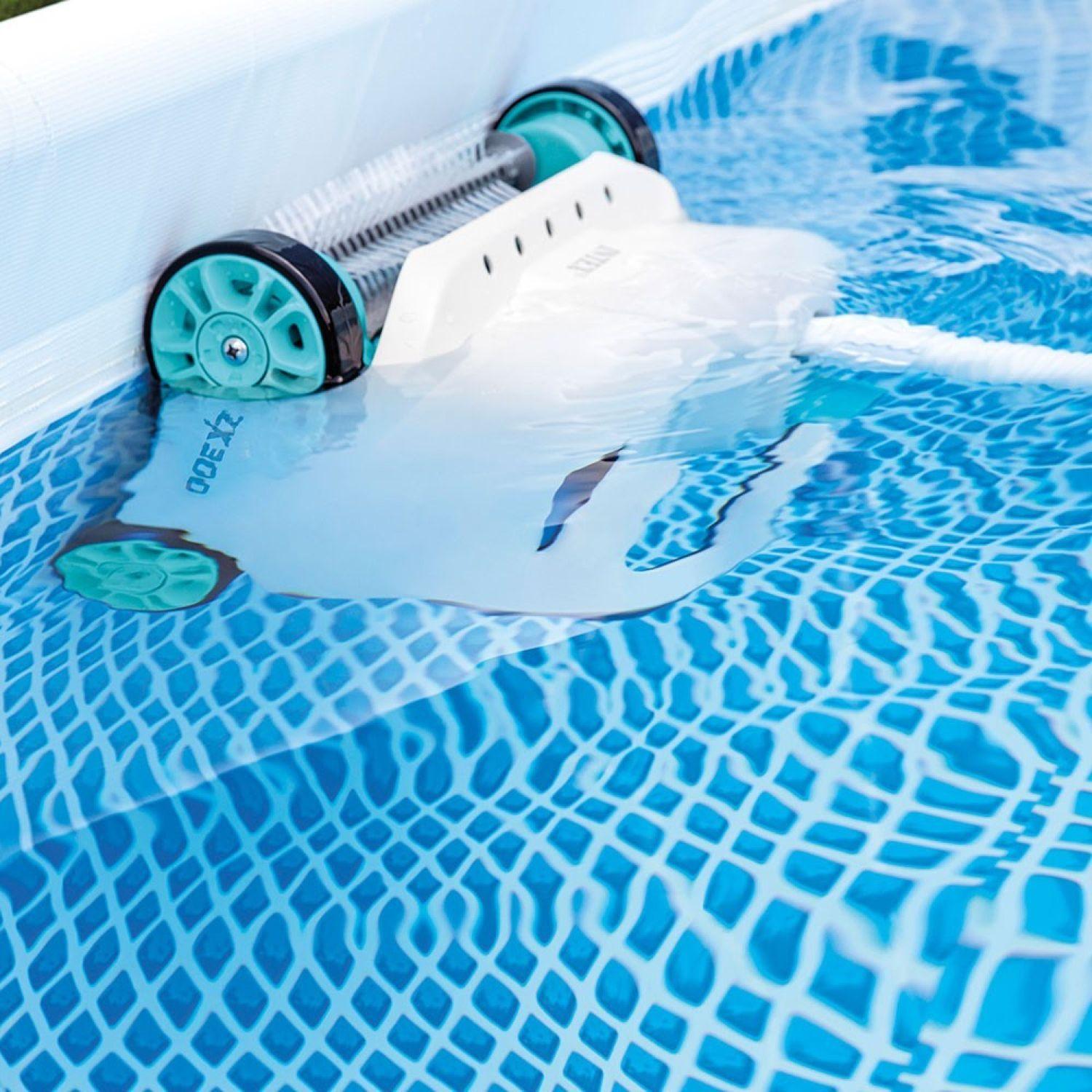 Voir la diapositive 5 : INTEX Robot aspirateur pour le fond et les parois ZX300