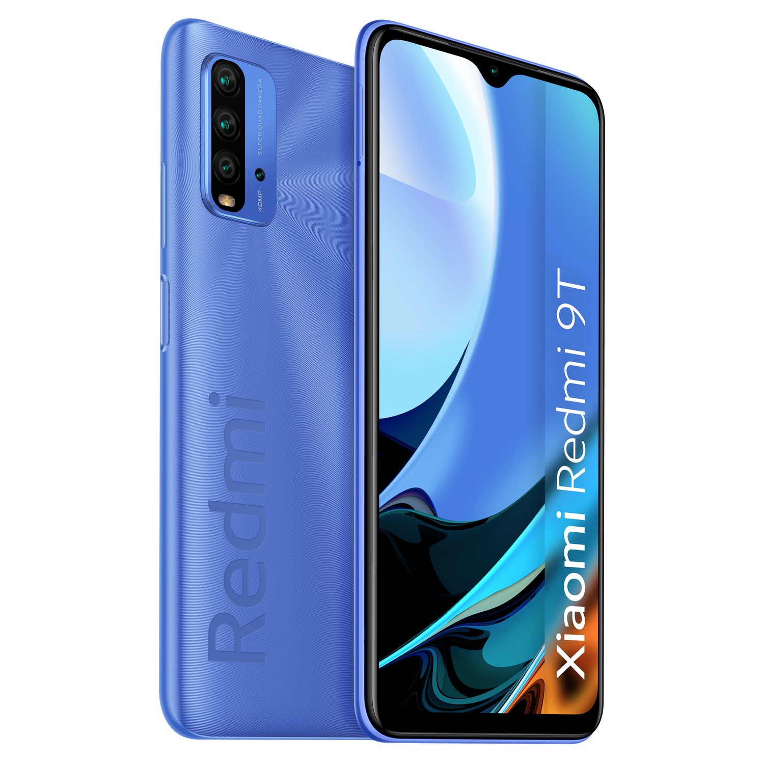 Voir la diapositive 3 : XIAOMI Smartphone Redmi 9T  64 Go  6.53 pouces  Bleu  4G Double port SIM