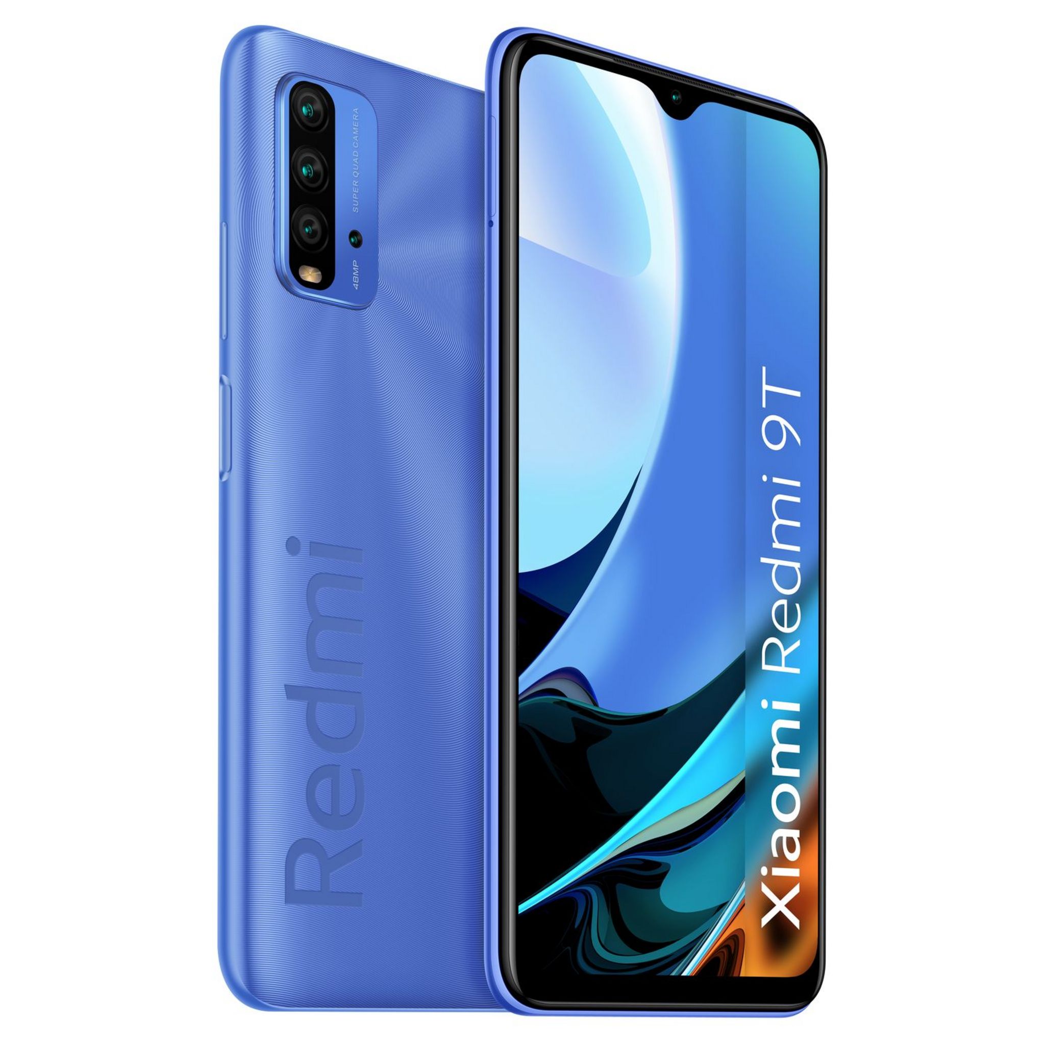 Voir la diapositive 3 : XIAOMI Smartphone Redmi 9T  64 Go  6.53 pouces  Bleu  4G Double port SIM