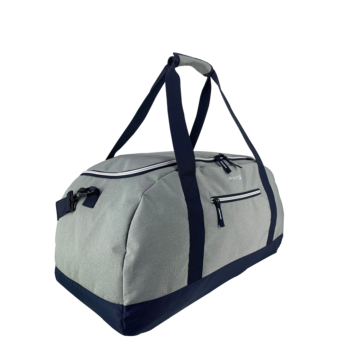 Voir la diapositive 2 : AIRPORT Sac de voyage cabine gris 50x26x24cm - 30L