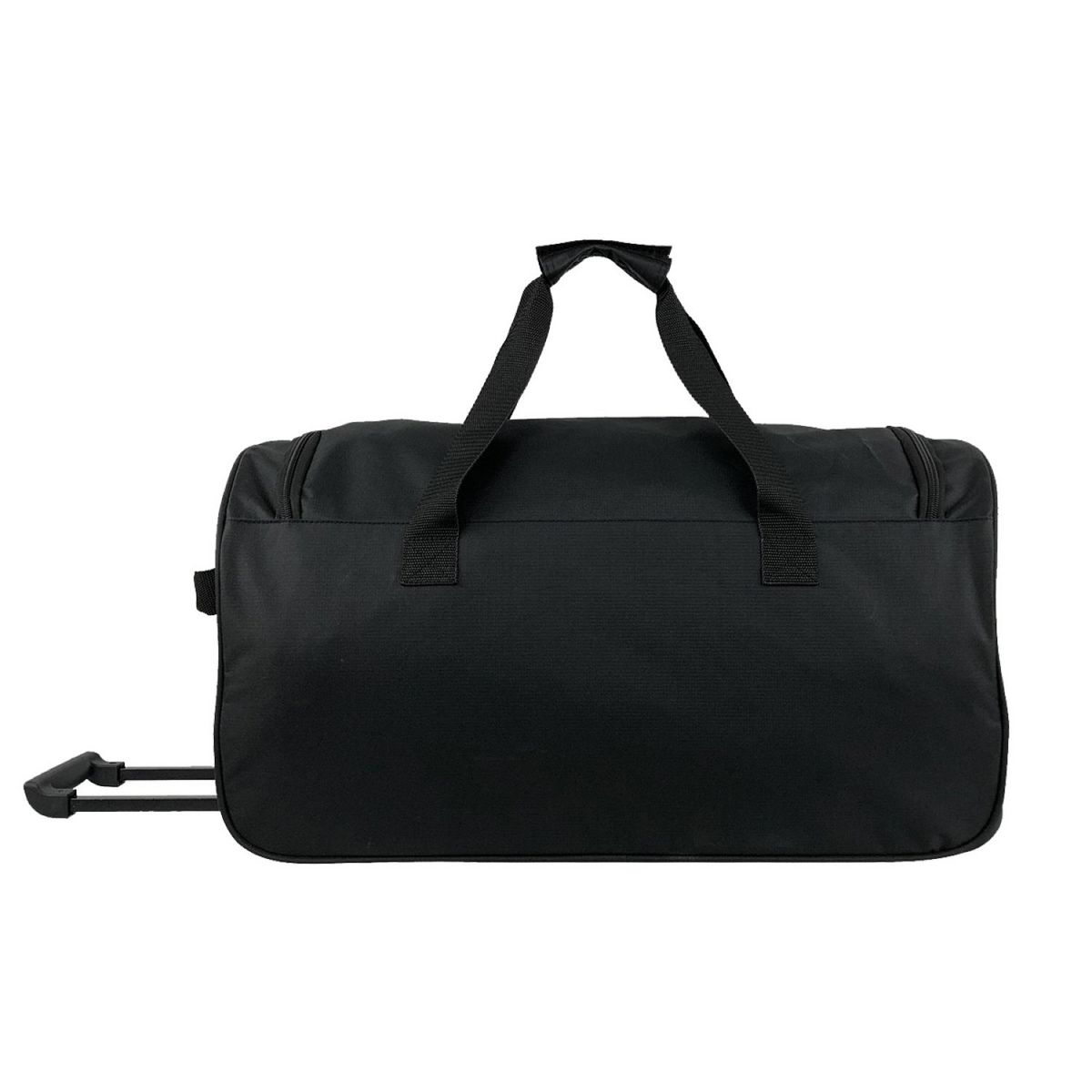 AUCHAN ESSENTIEL Sac de voyage à roulettes noir 59x31x30cm - 90L