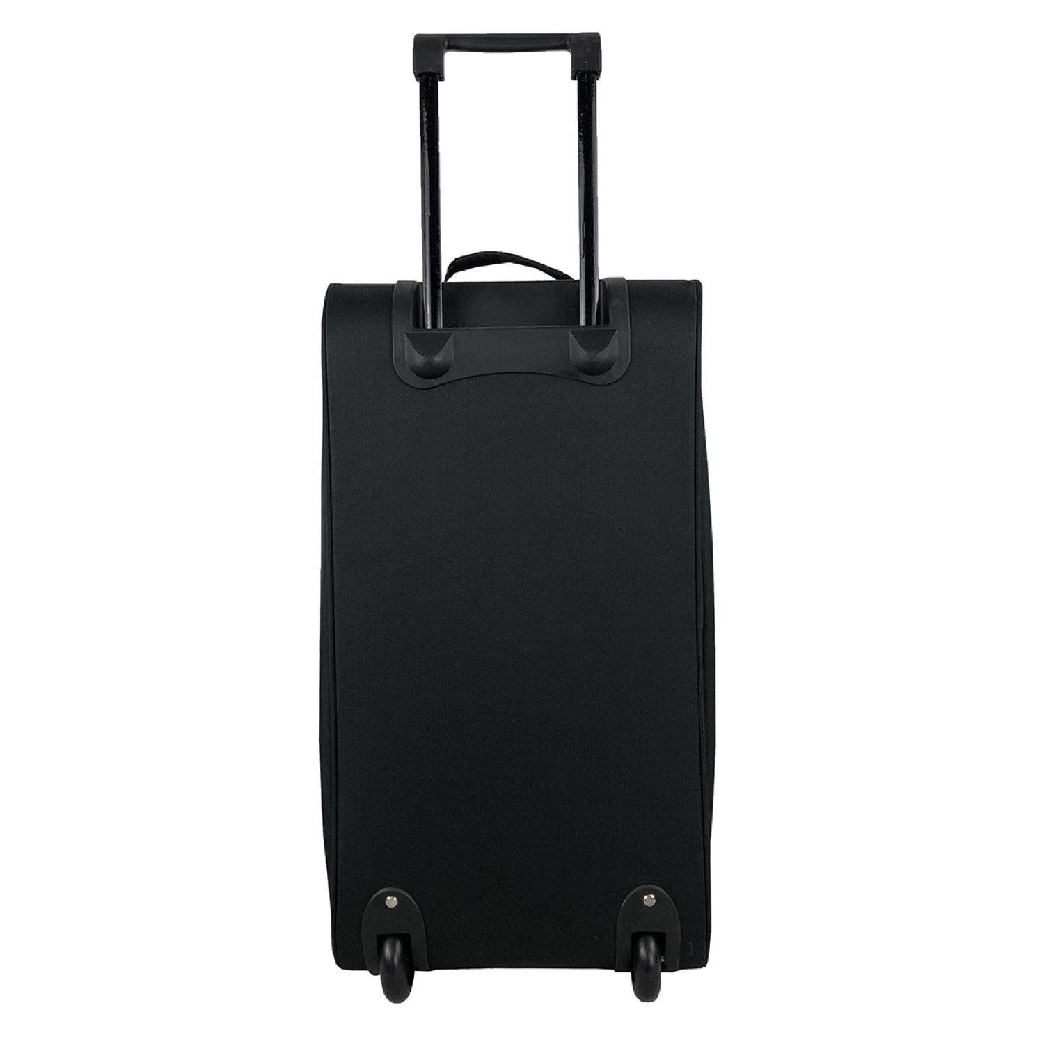 Voir la diapositive 4 : AUCHAN ESSENTIEL Sac de voyage à roulettes noir 59x31x30cm - 90L