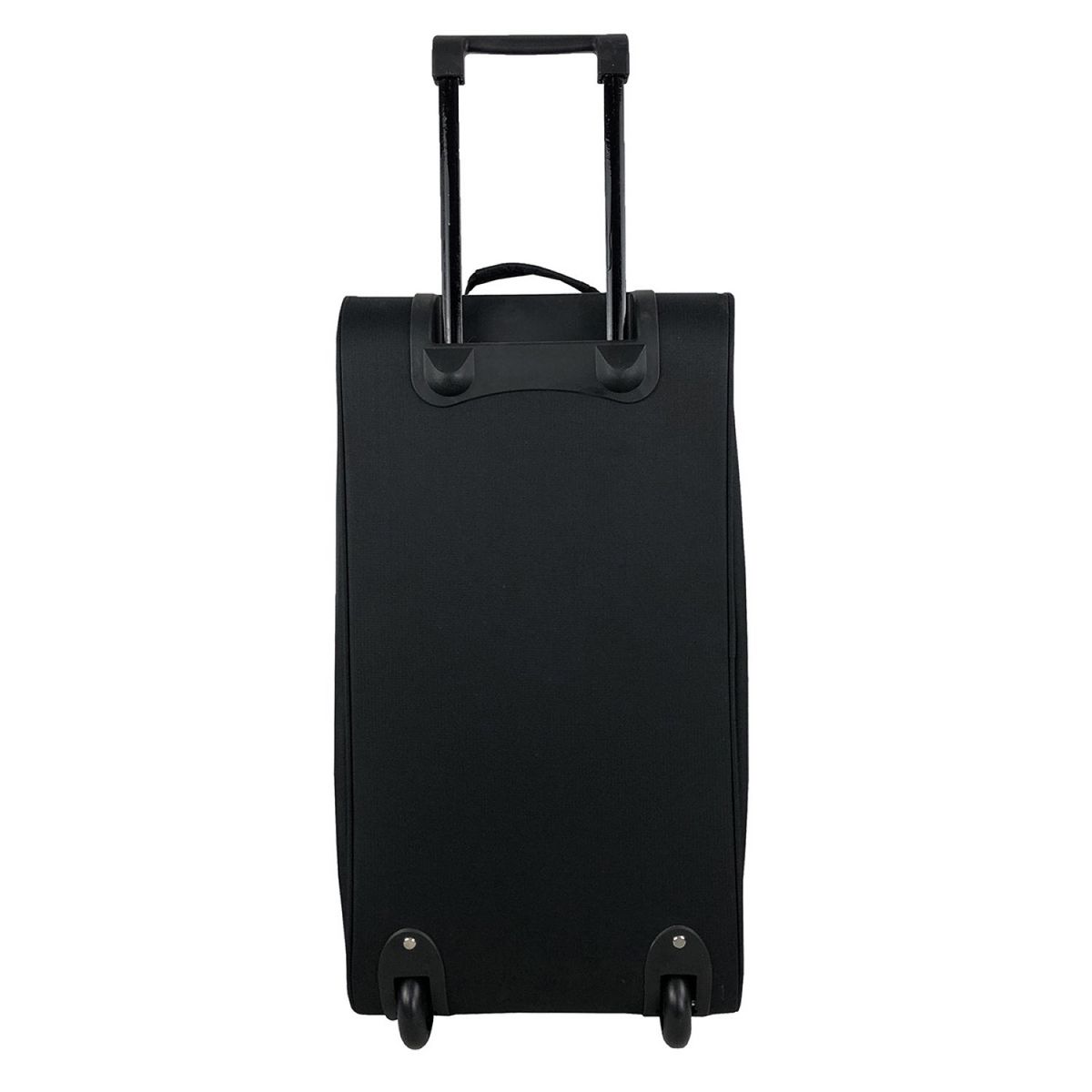 AUCHAN ESSENTIEL Sac de voyage à roulettes noir 59x31x30cm - 90L