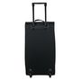 Voir la diapositive 4 : AUCHAN ESSENTIEL Sac de voyage à roulettes noir 59x31x30cm - 90L