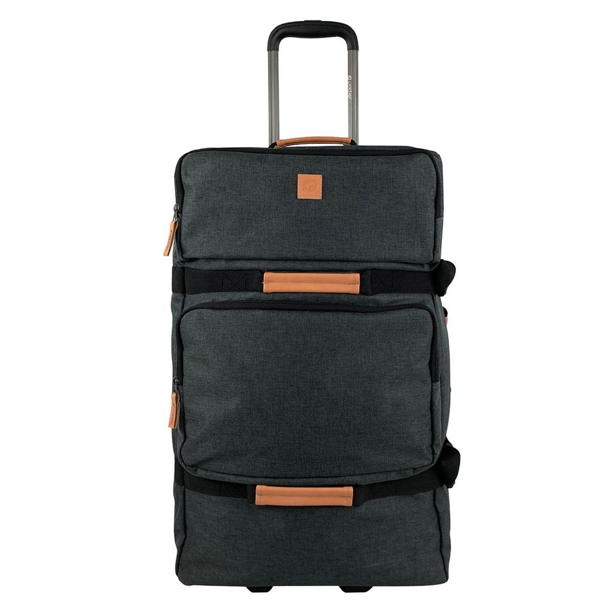 AIRPORT Grand Sac de voyage à roulettes gris 75x38x37cm - 90L