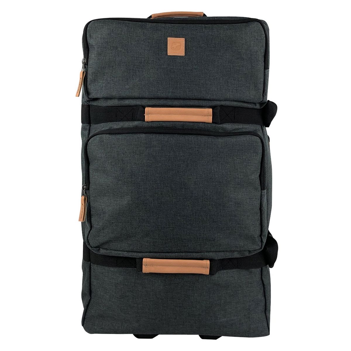 AIRPORT Sac de voyage à roulettes gris 65x35x37cm - 60L