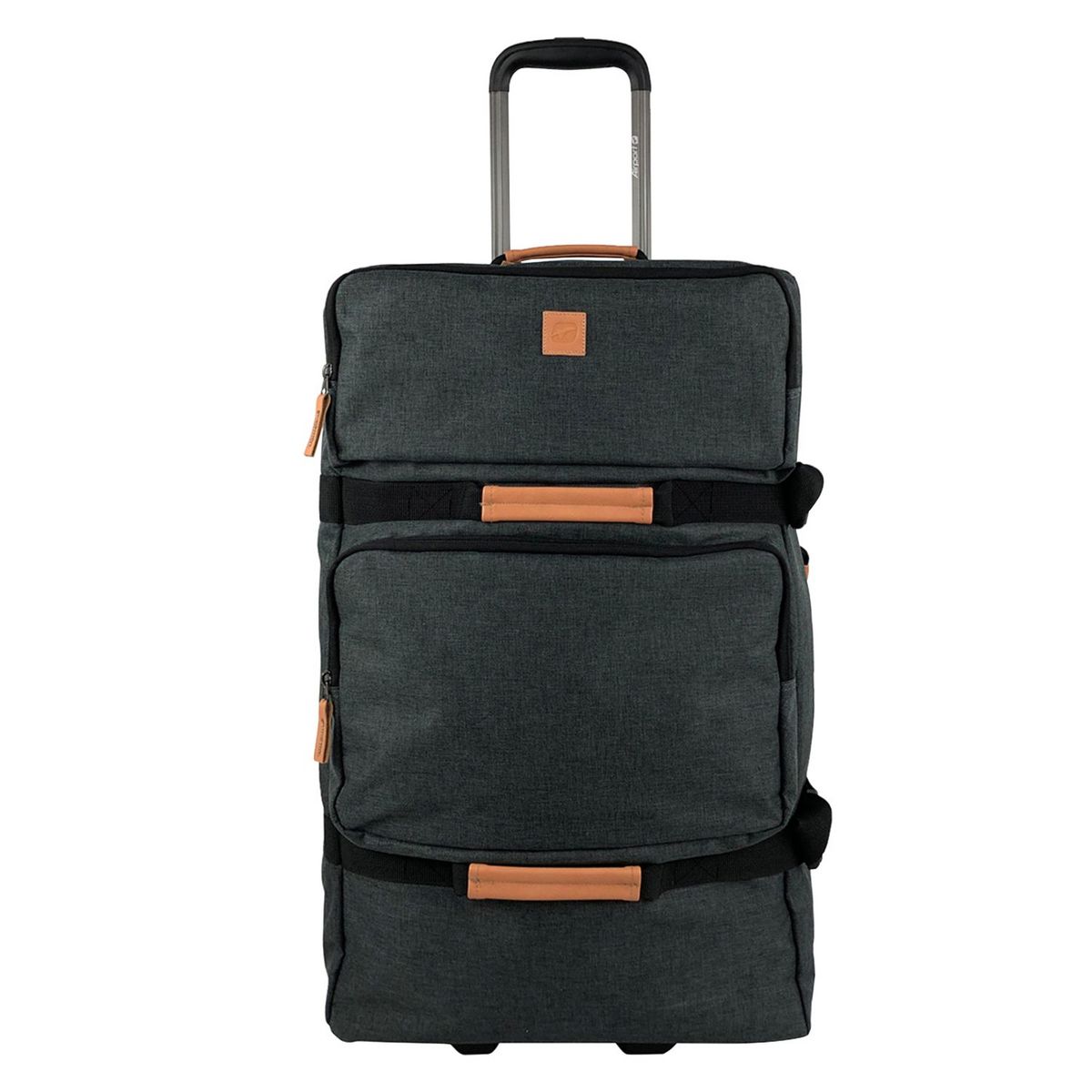 AIRPORT Sac de voyage à roulettes gris 65x35x37cm - 60L