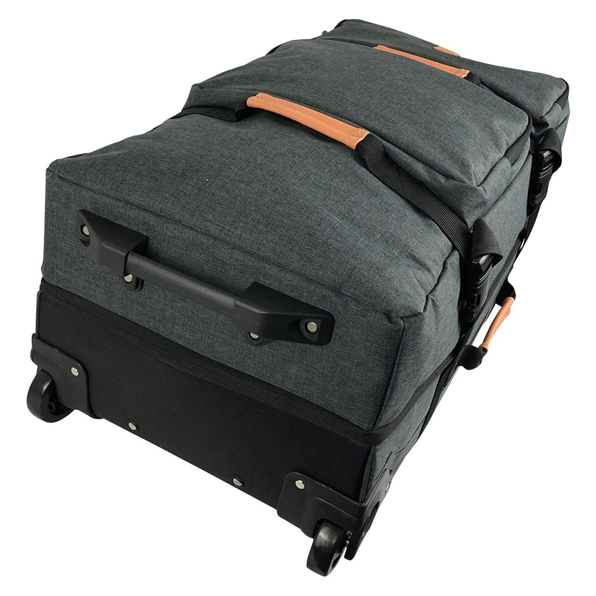 AIRPORT Sac de voyage à roulettes gris 65x35x37cm - 60L