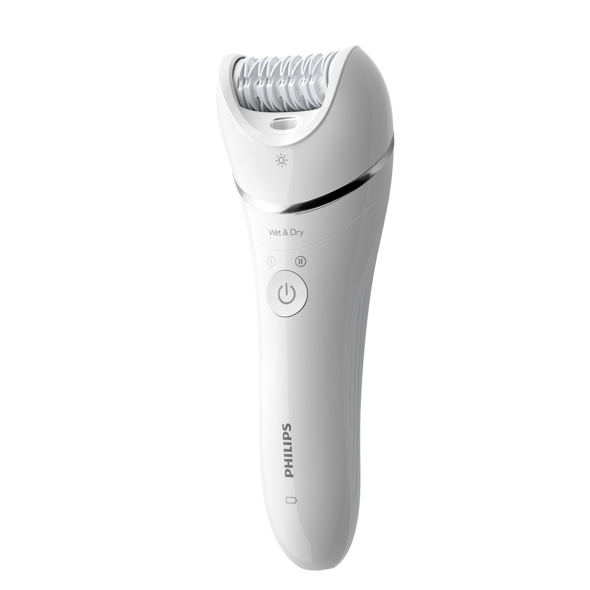Voir la diapositive 5 : PHILIPS Épilateur électrique BRE700/00 - Blanc