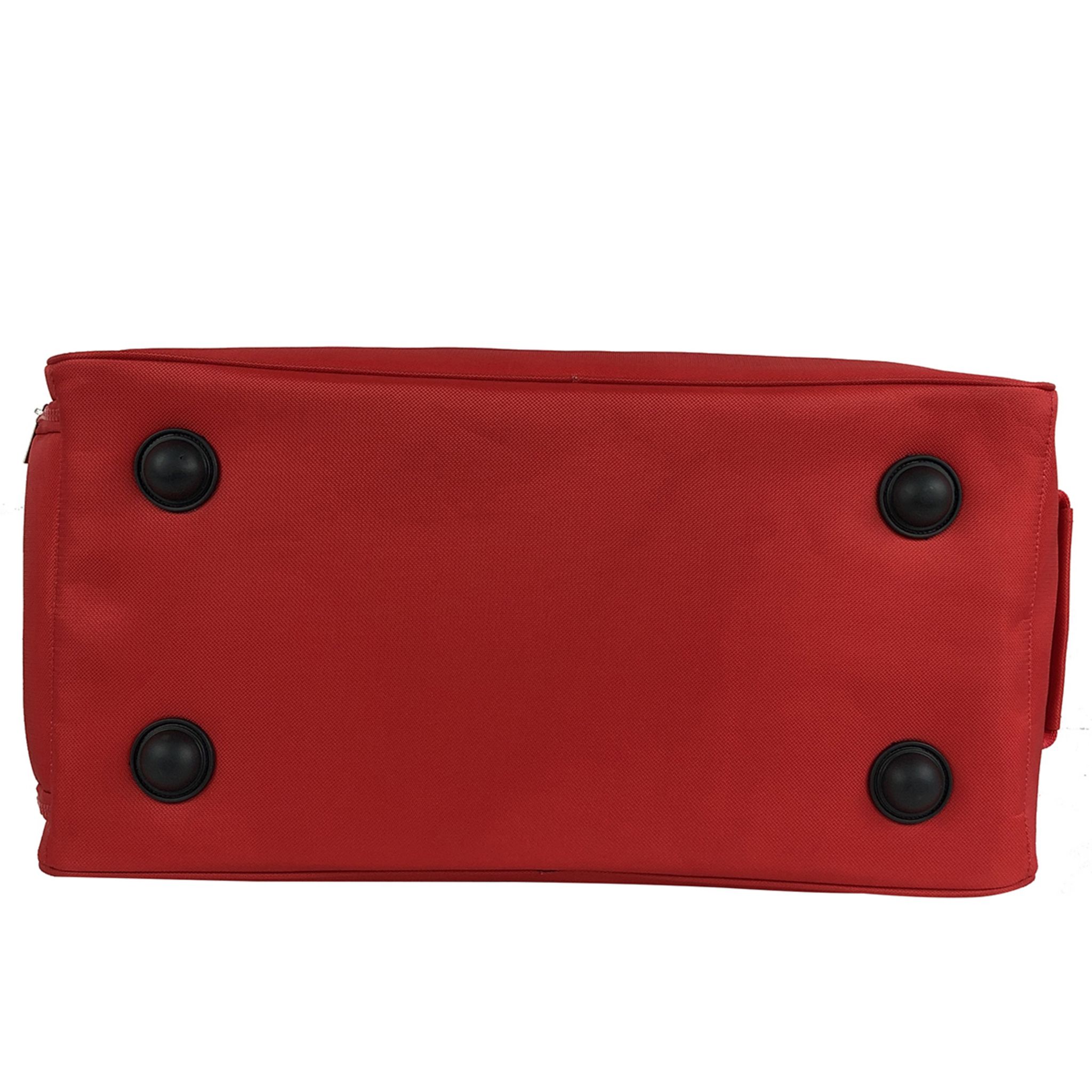 Voir la diapositive 5 : AIRPORT Sac de voyage cabine rouge 50x25x24cm - 30L