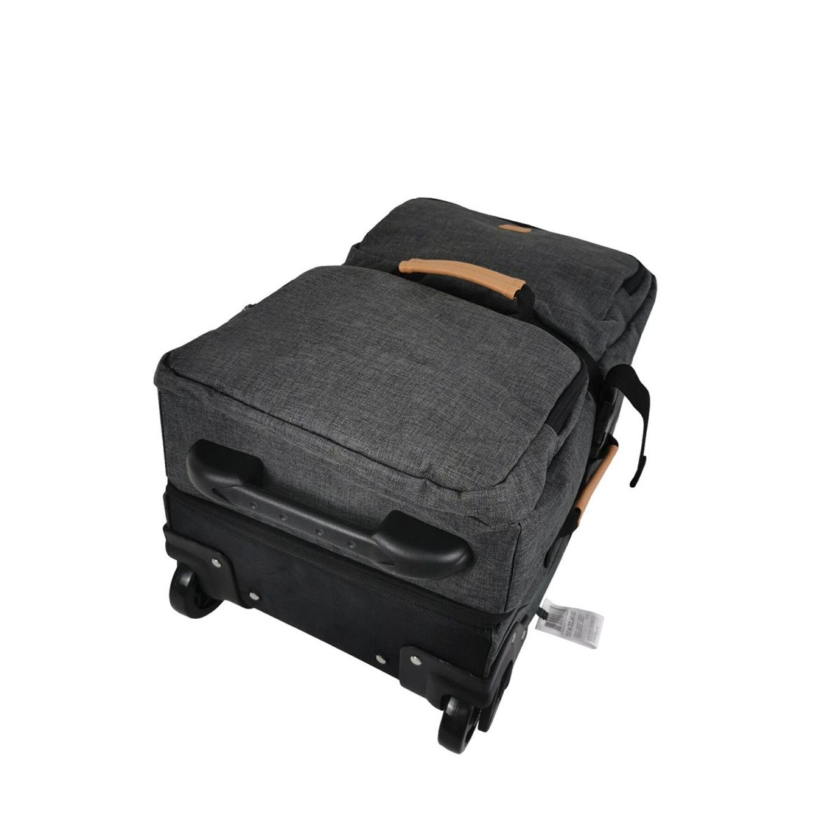 AIRPORT Sac de voyage à roulettes cabine gris 50x30x25cm - 30L