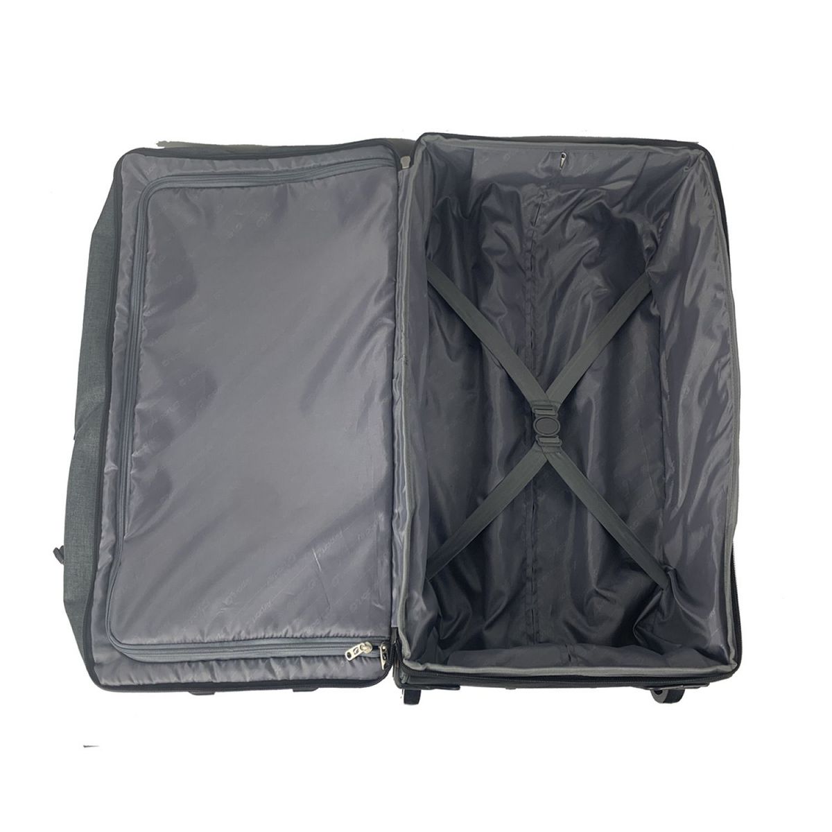 AIRPORT Sac de voyage à roulettes cabine gris 50x30x25cm - 30L