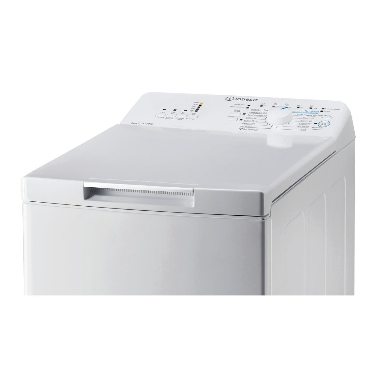 INDESIT Lave linge top BTWL50300FR, 5 kg, 1000 T/min