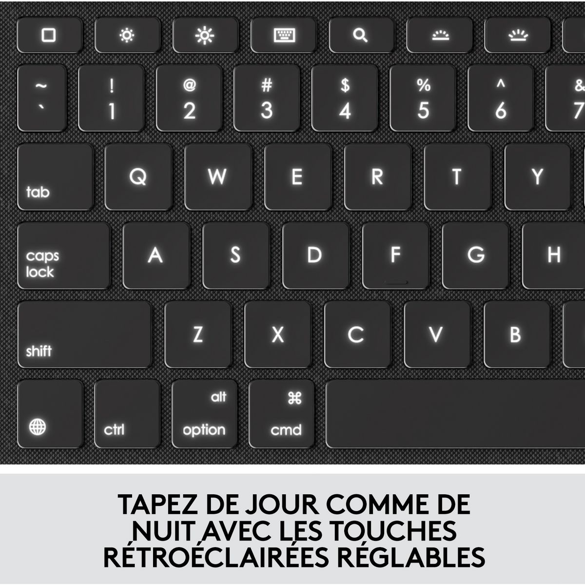 LOGITECH Étui Clavier Combo Touch pour IPAD (7e, 8e et 9e générations) avec pavé tactile GRAPHITE