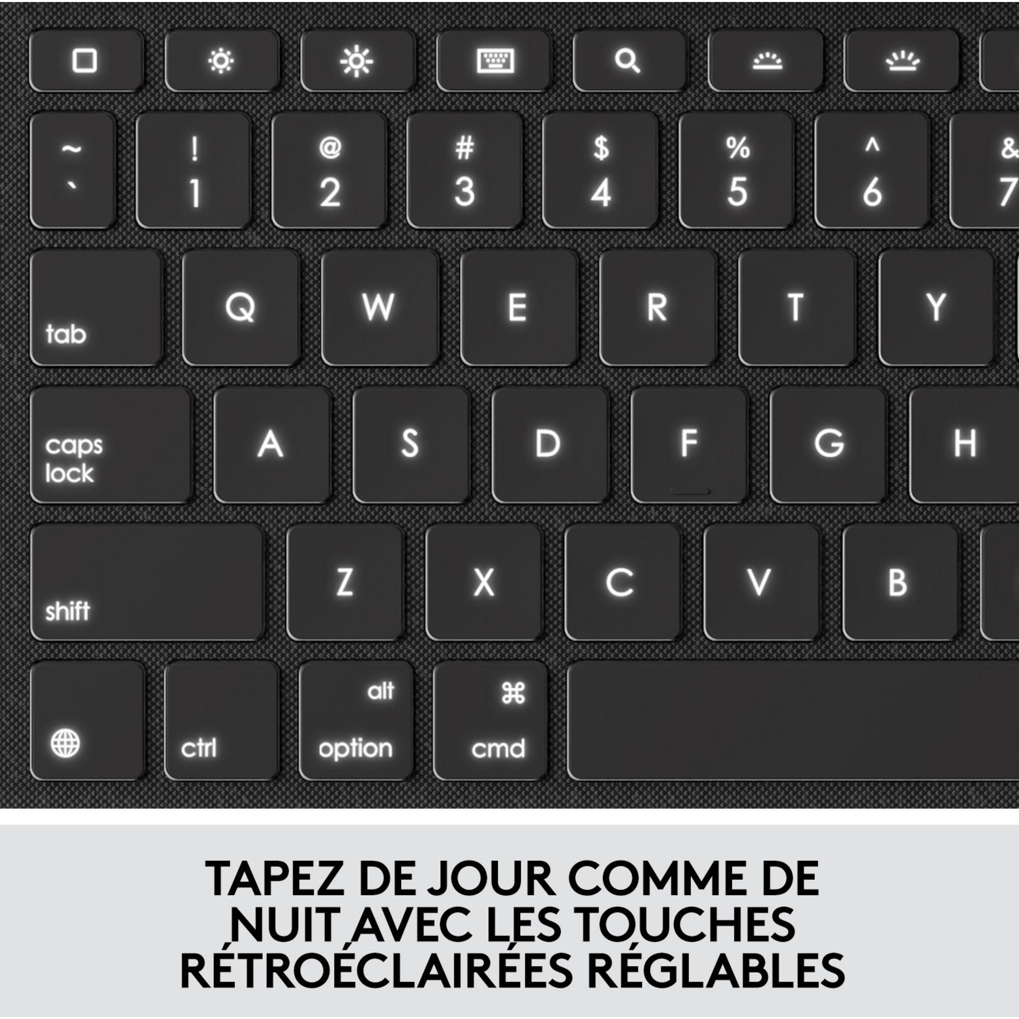 Voir la diapositive 8 : LOGITECH Étui Clavier Combo Touch pour IPAD (7e, 8e et 9e générations) avec pavé tactile GRAPHITE