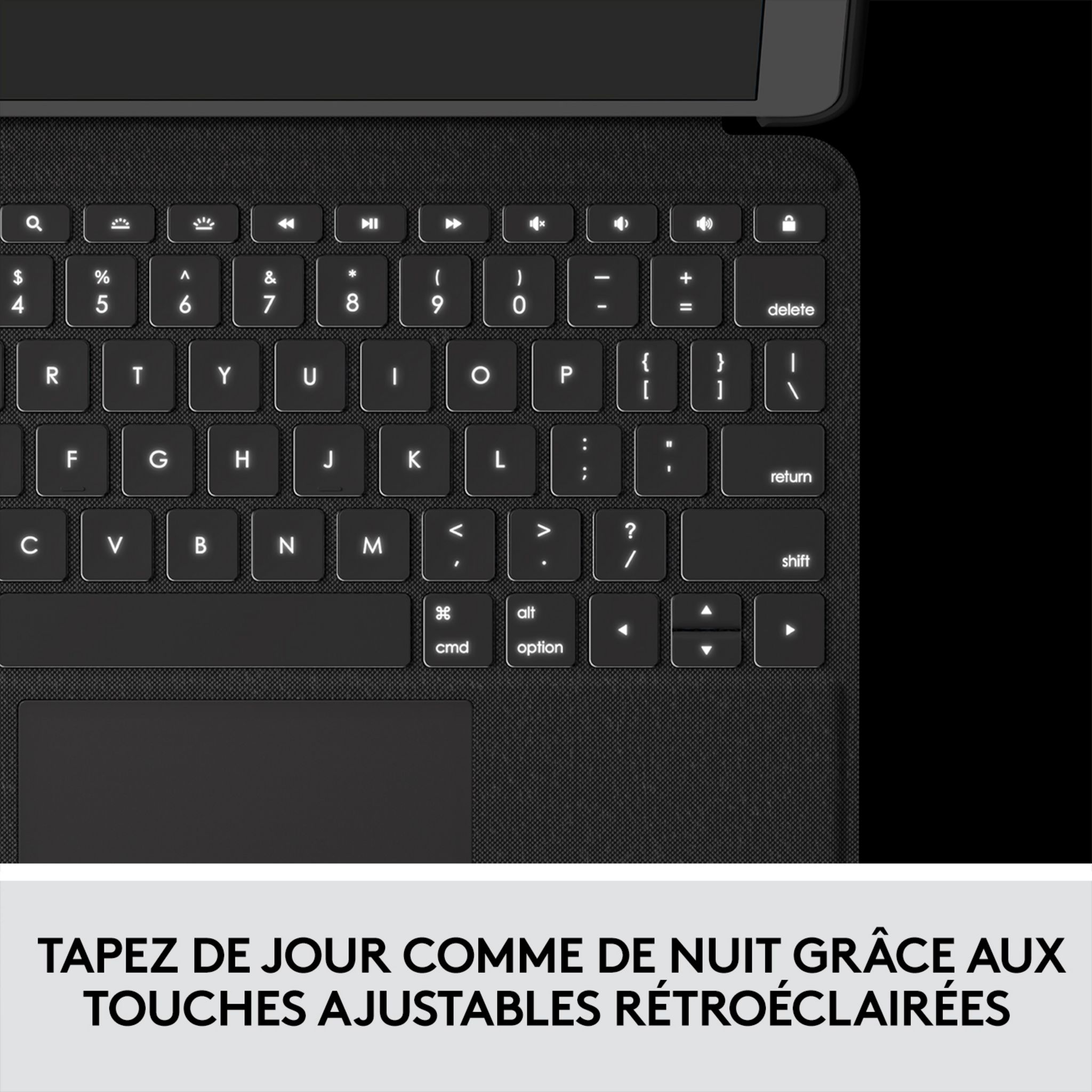 Voir la diapositive 6 : LOGITECH ÉTUI CLAVIER FOLIO TOUCH pour iPad Pro 11 pouces (1re, 2e et 3e générations) GRIS