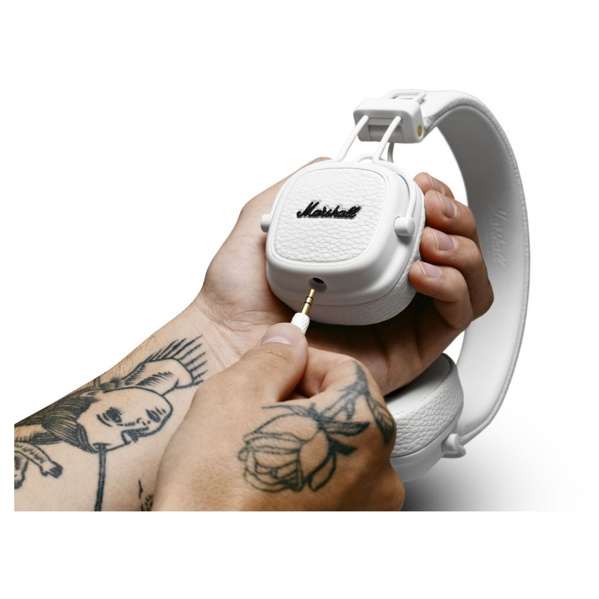 Voir la diapositive 6 : MARSHALL Casque audio Bluetooth et filaire - Major III - Blanc