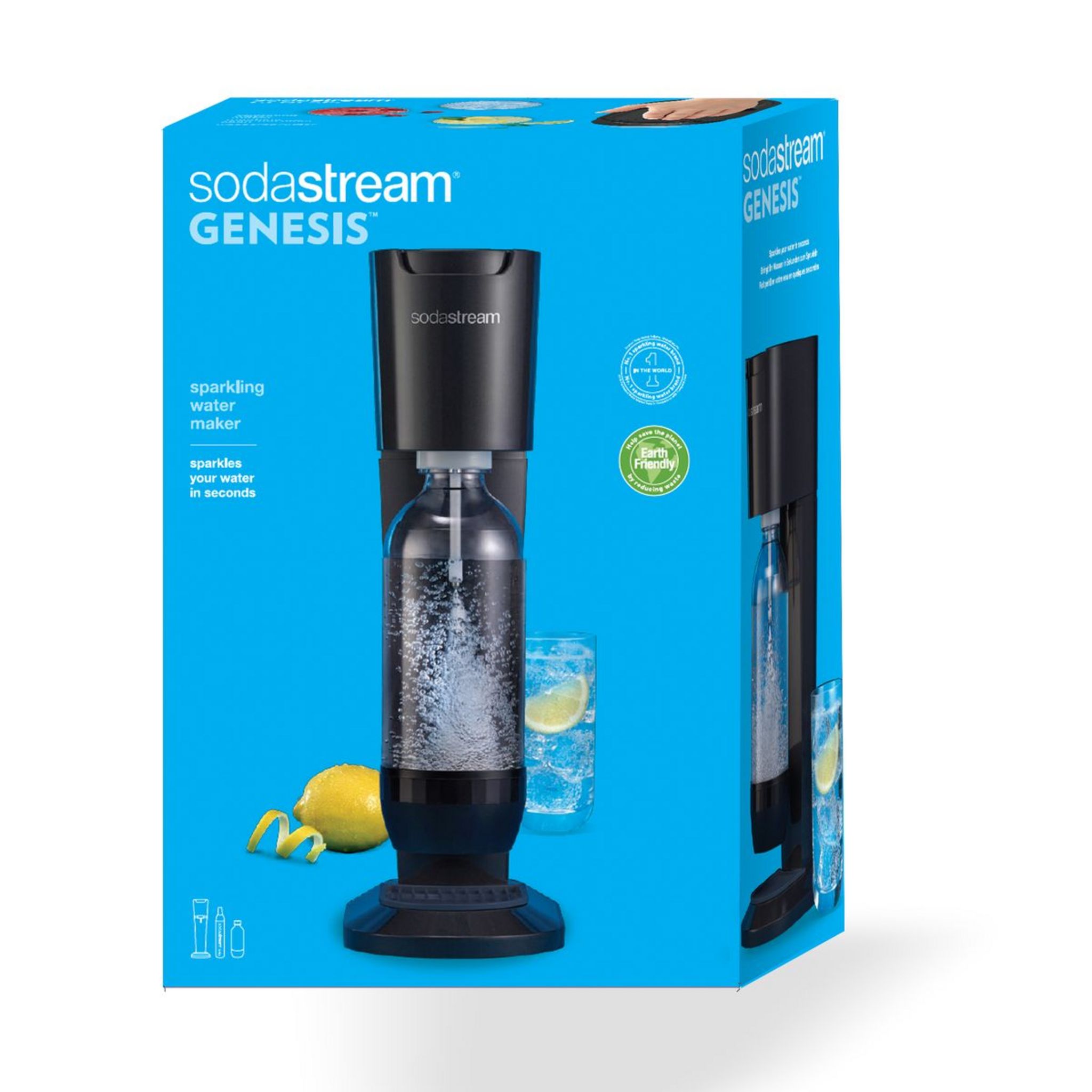Voir la diapositive 2 : SODASTREAM Machine à gazéifier GENESIS - Noir