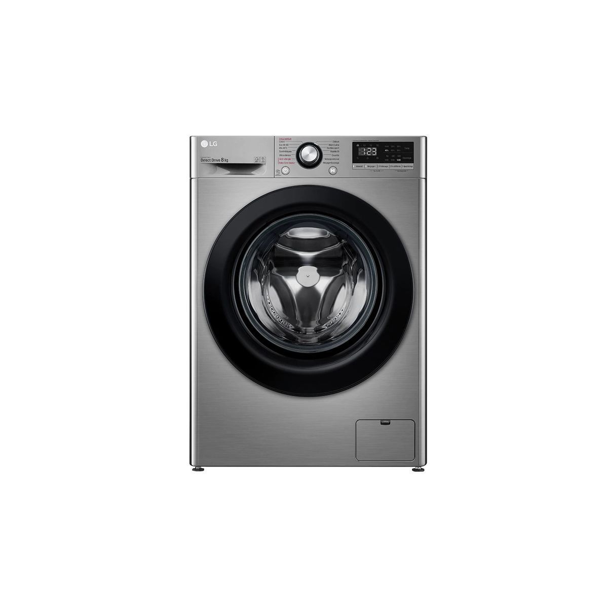 LG Lave linge hublot F84N15STS, 8 kg, 1400 T/min