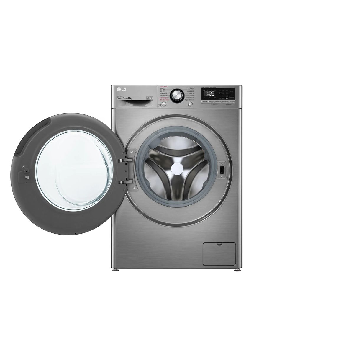 Voir la diapositive 2 : LG Lave linge hublot F84N15STS, 8 kg, 1400 T/min