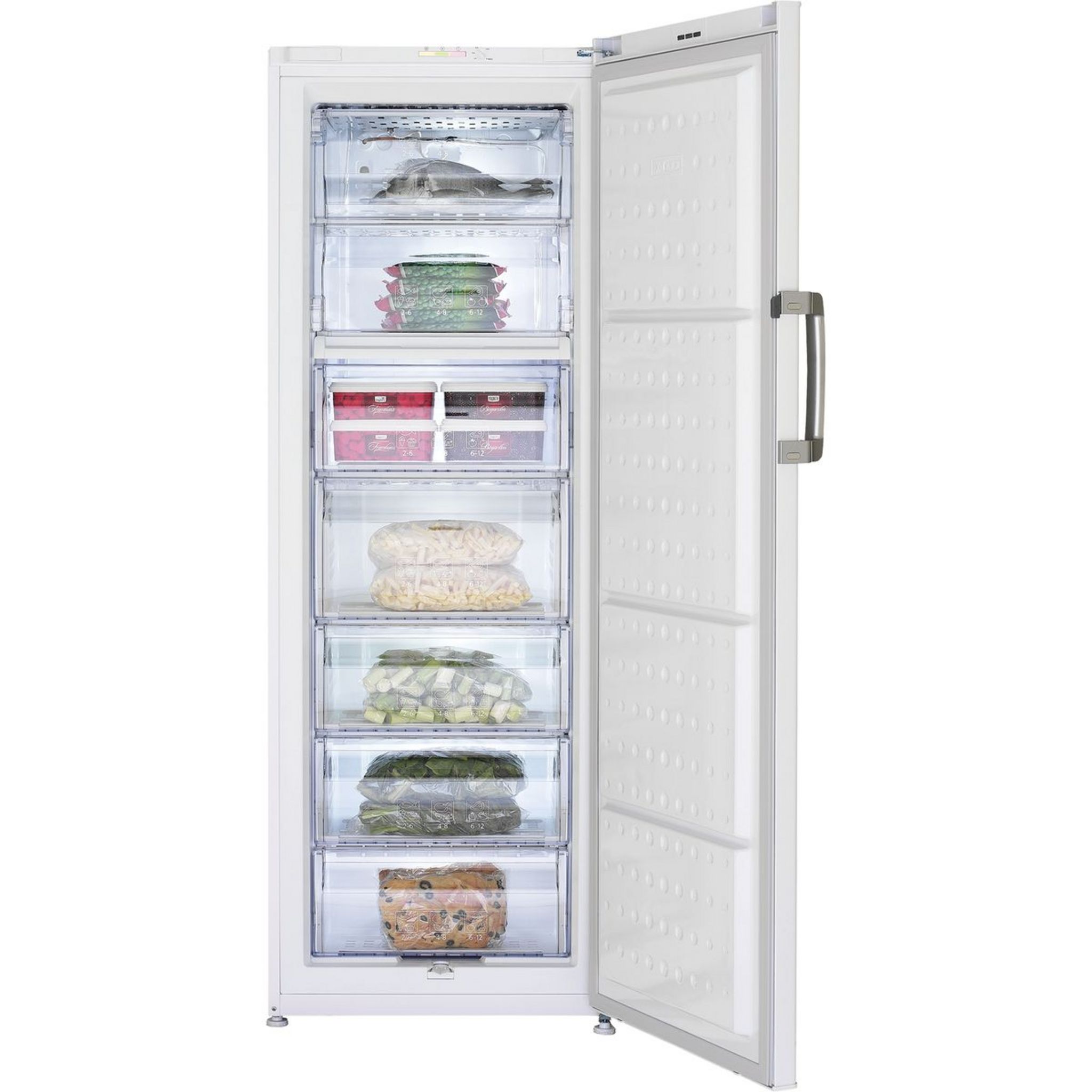 Voir la diapositive 3 : BEKO Congélateur armoire FS12733ON - Blanc