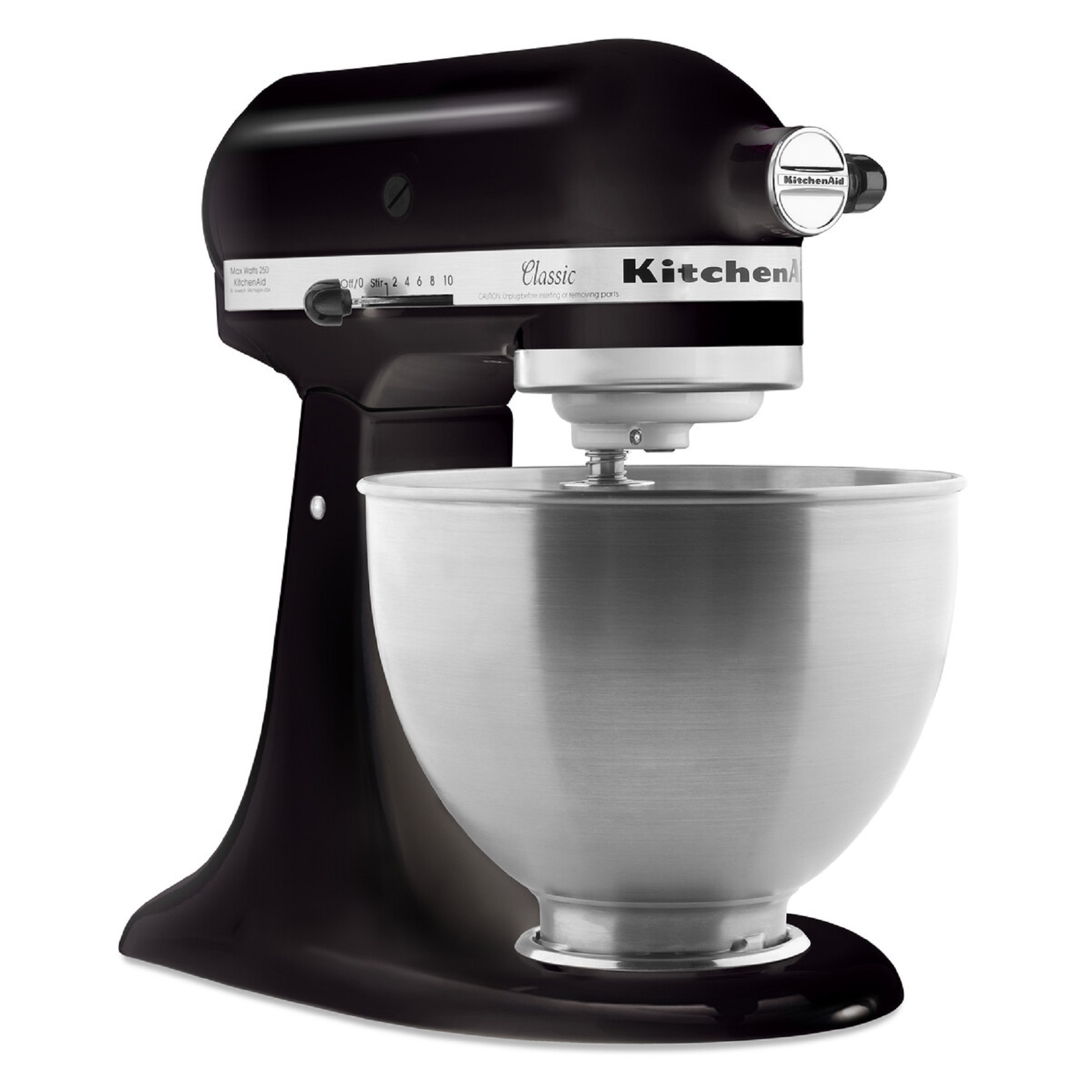 Voir la diapositive 4 : KITCHENAID Robot pâtissier 5K45SSEOB - Noir