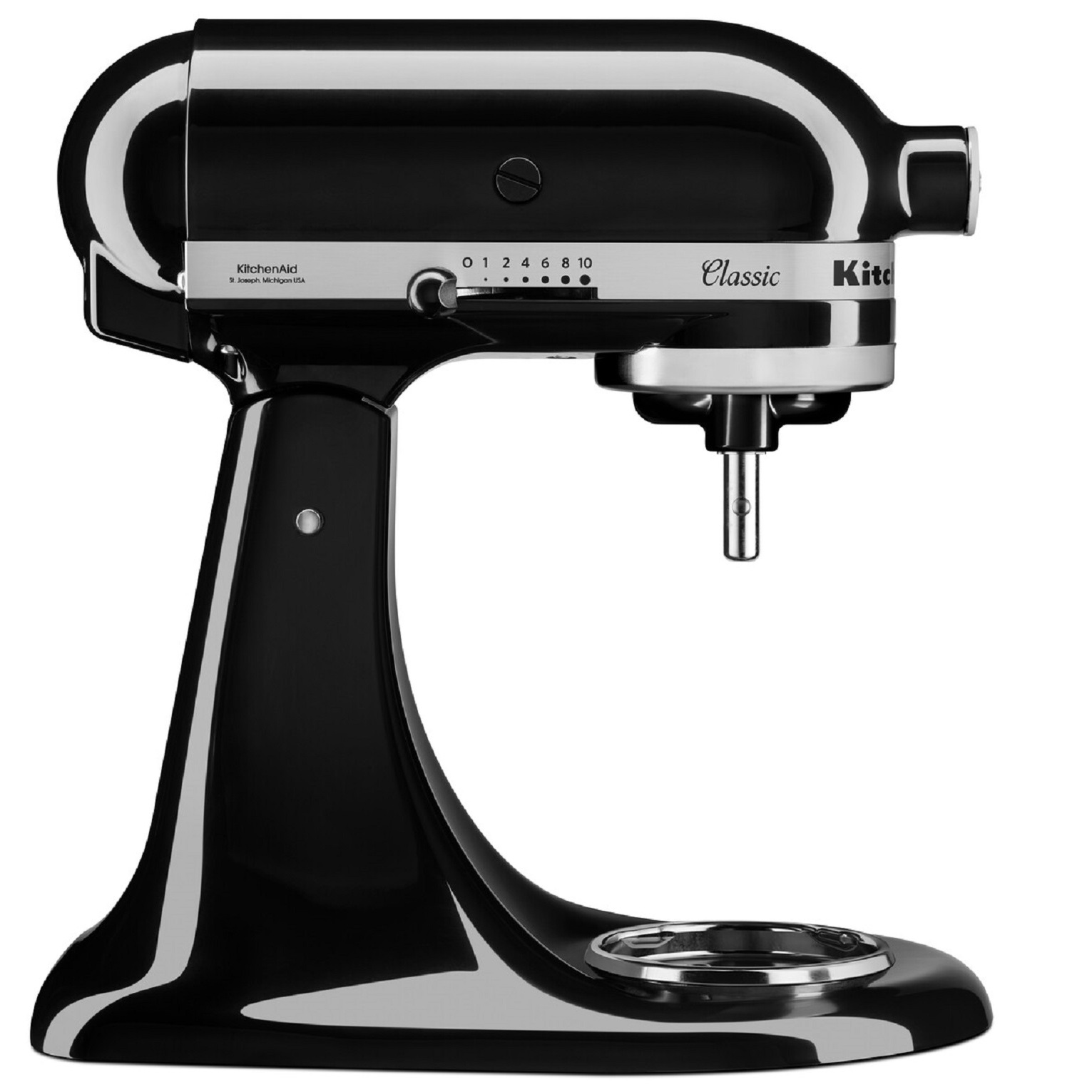 Voir la diapositive 6 : KITCHENAID Robot pâtissier 5K45SSEOB - Noir
