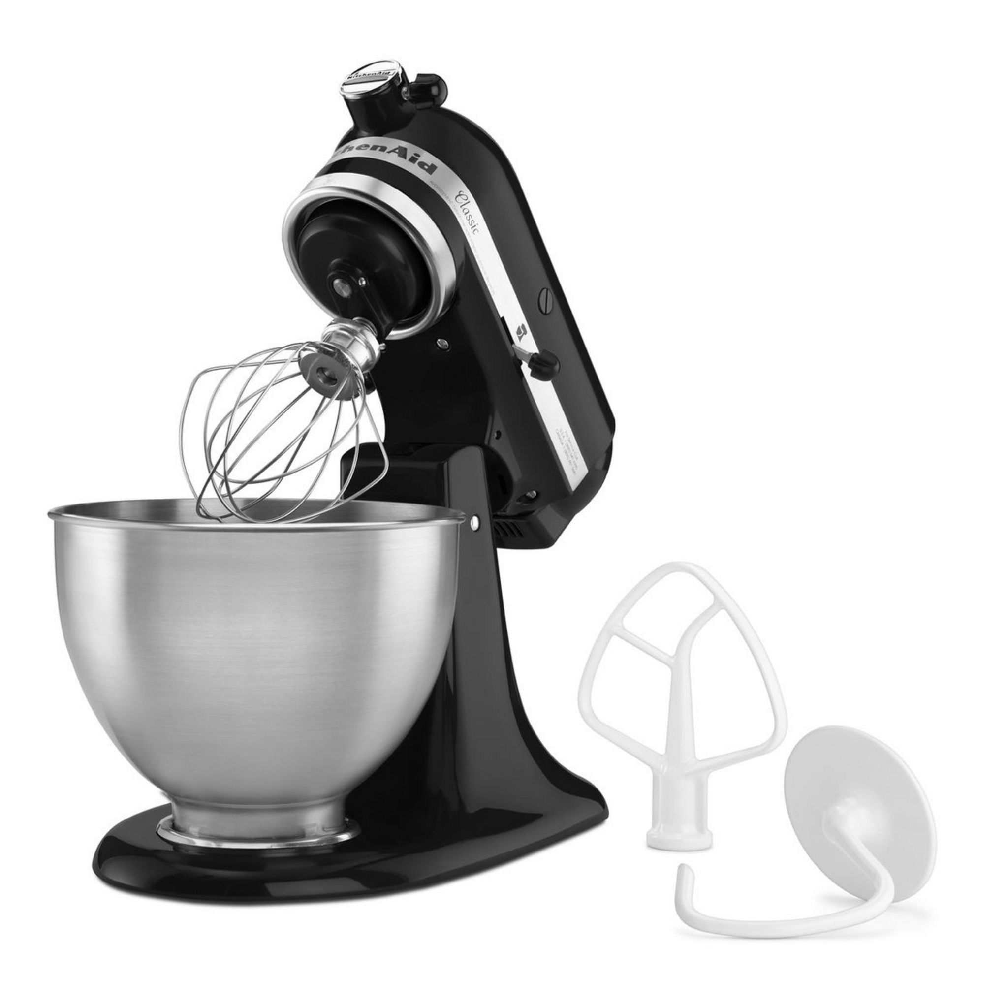 Voir la diapositive 7 : KITCHENAID Robot pâtissier 5K45SSEOB - Noir