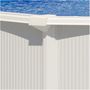 Voir la diapositive 3 : ALEO BY TRIGANO Piscine ovale métal hors sol 9,40x4,85 x 1,32 m SAPHIR - Blanc