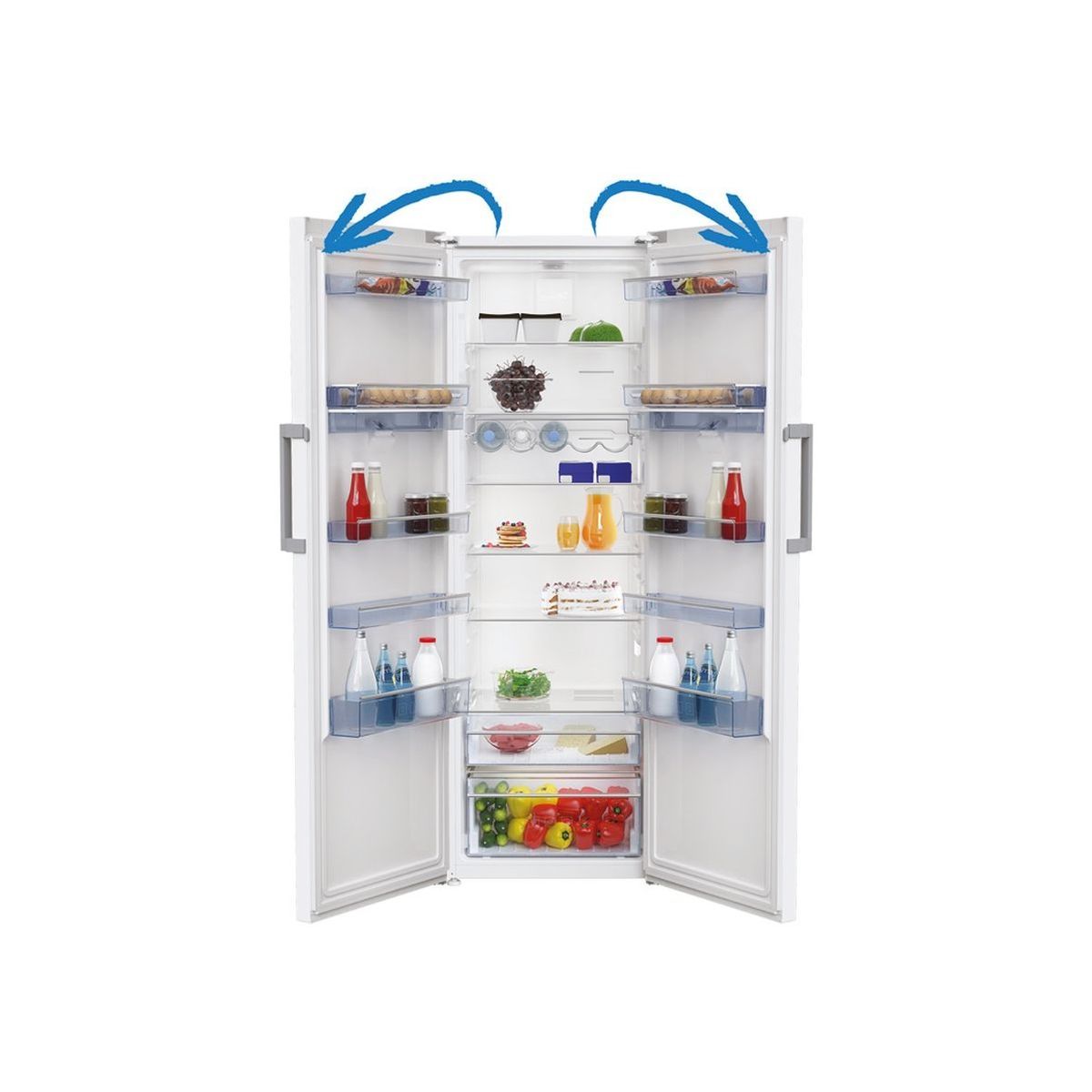 BEKO Réfrigérateur table top TSE1403FN, 128 L, Froid statique