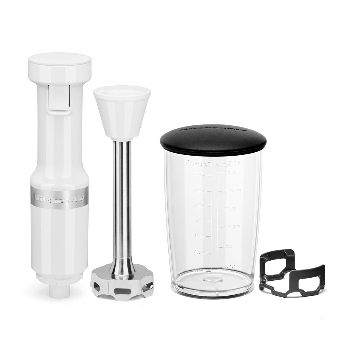 Voir la diapositive 3 : KITCHENAID Mixeur plongeant 5KHBV53EWH - Blanc