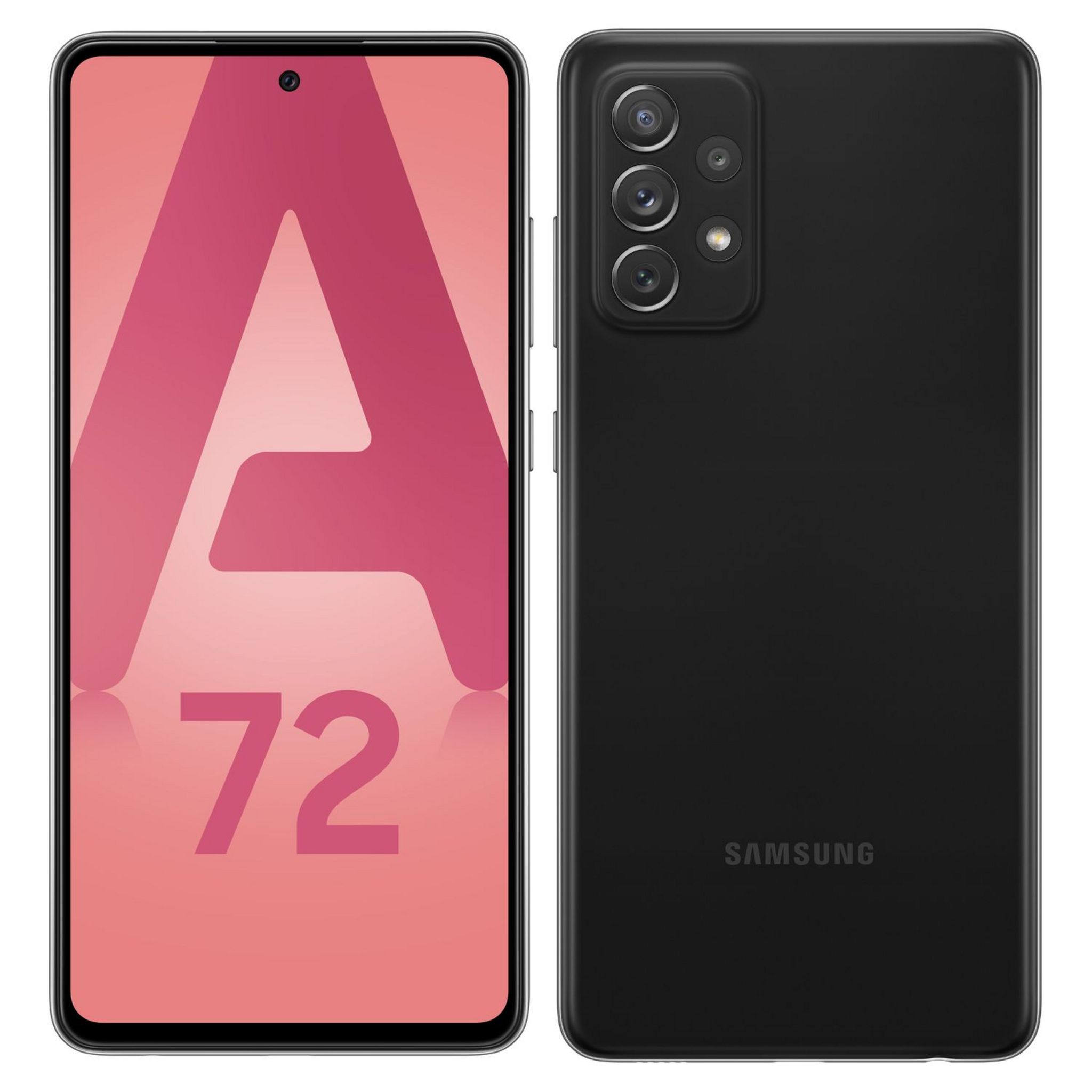 Voir la diapositive 1 : SAMSUNG Smartphone Galaxy A72  4G  128 Go  6.7 pouces Noir Double NanoSim