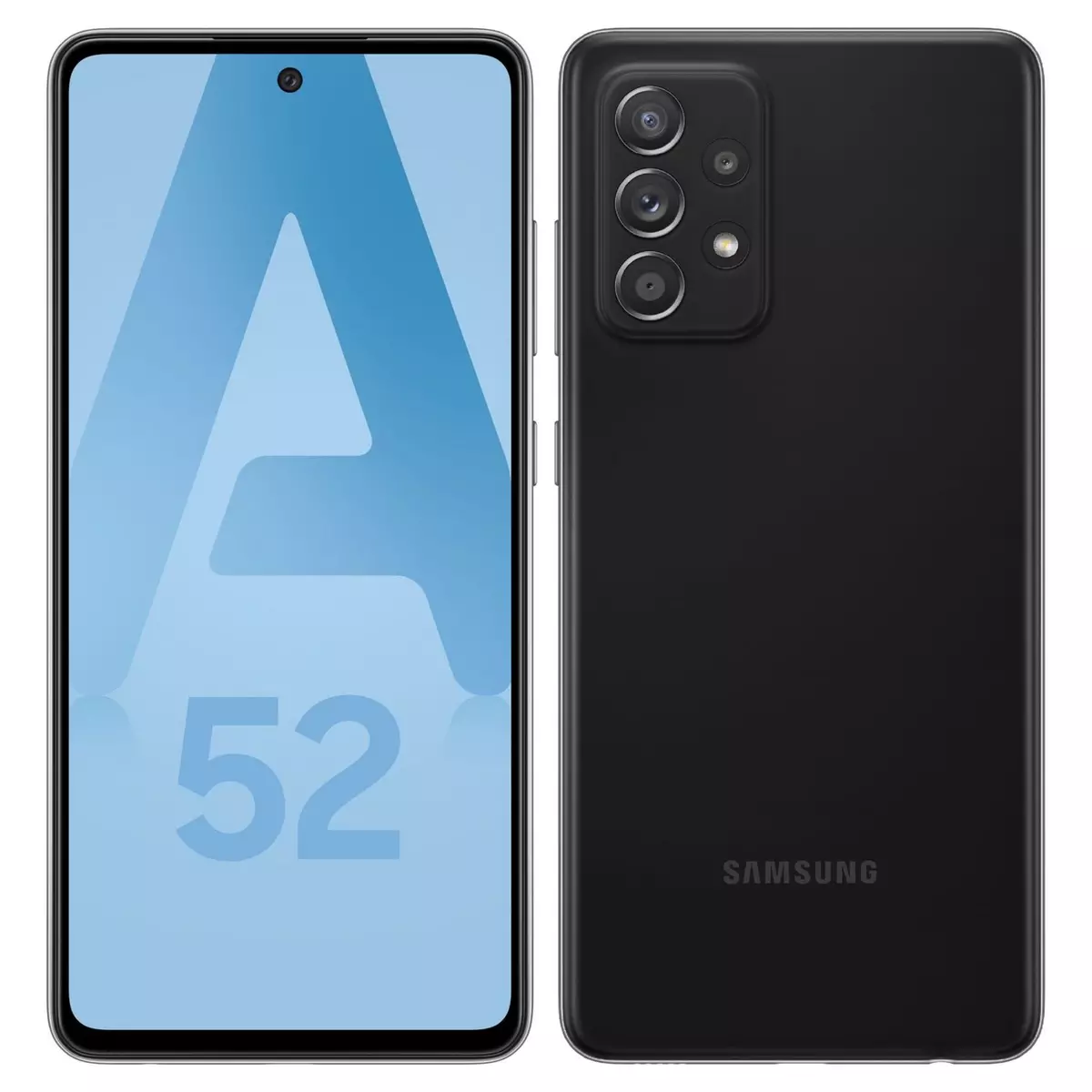 SAMSUNG Smartphone Galaxy A52  4G  128 Go  6.5 pouces Noir Double NanoSim