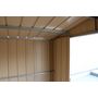 Voir la diapositive 6 : DURAMAX Abri de jardin métal - Imitation bois - 4,75m²