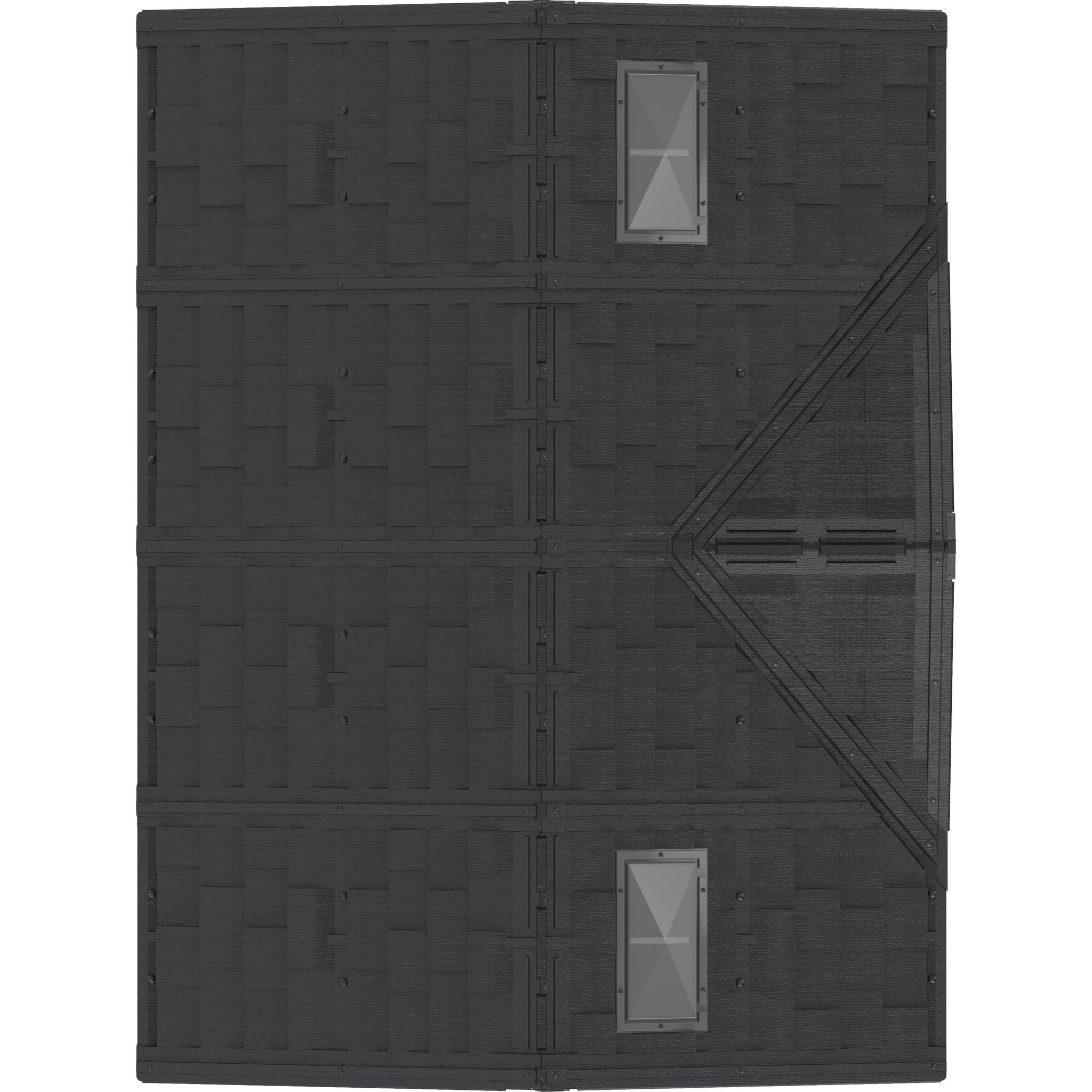 Voir la diapositive 5 : DURAMAX Abri de jardin PVC - 7,32m² - DARKGREY APEX