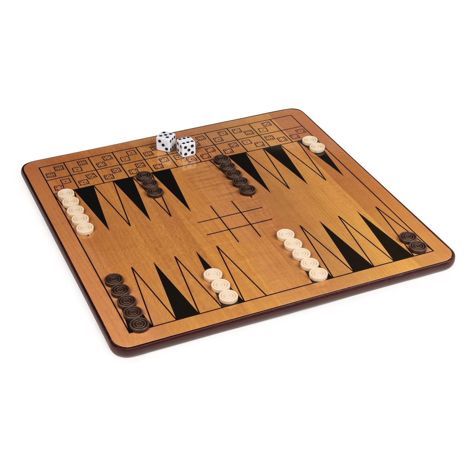 Voir la diapositive 4 : ONE TWO FUN Jeu 12 en 1 Coffret en bois