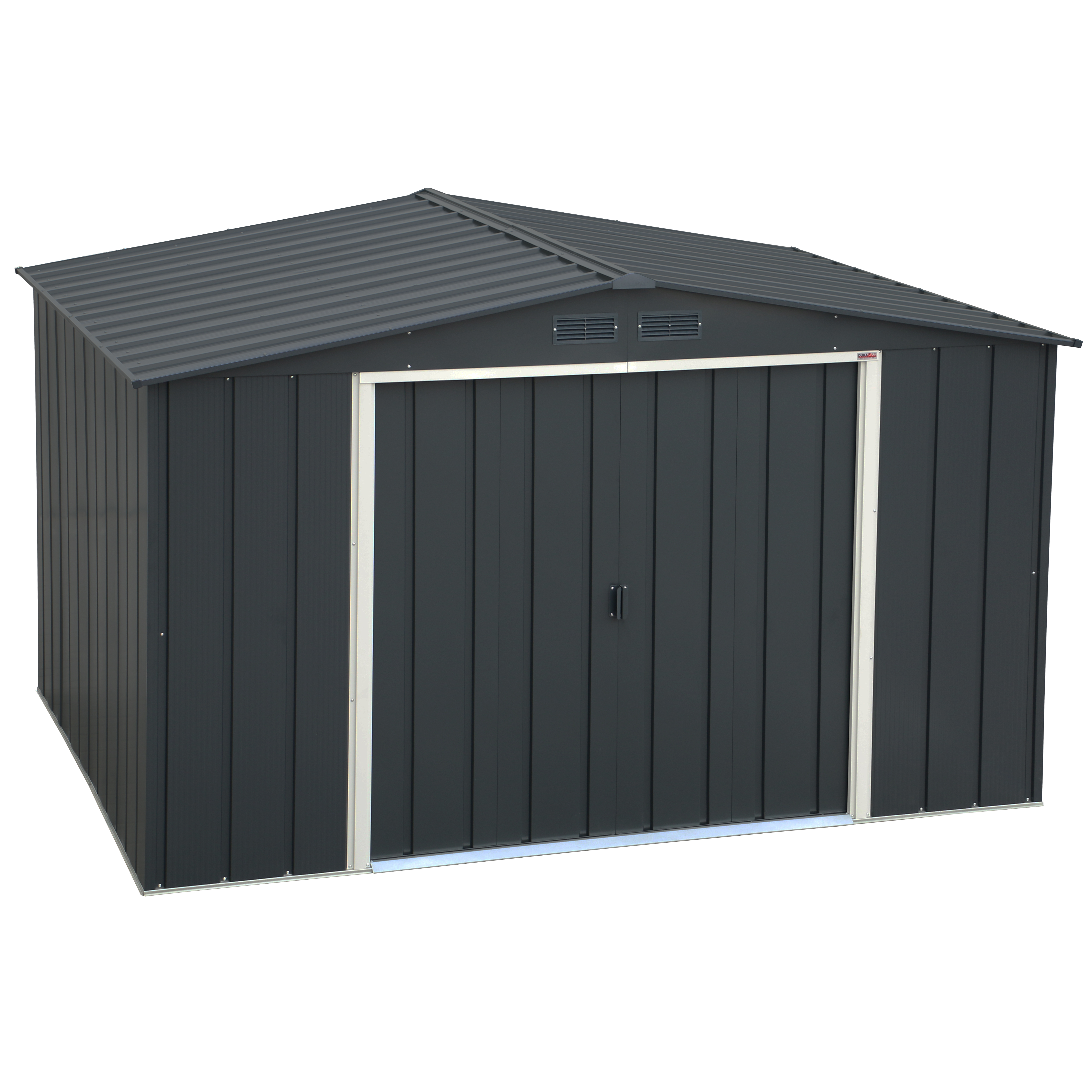 Voir la diapositive 3 : DURAMAX Abri de jardin métal - Anthracite - 6,65m²