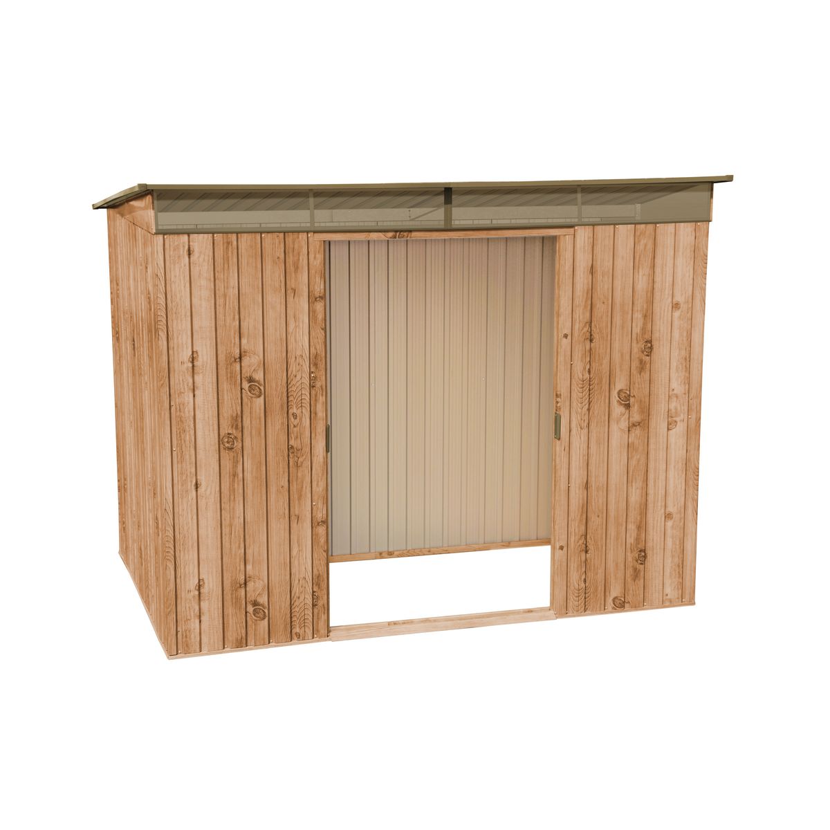 DURAMAX Abri de jardin métal - Imitation bois - 4,84m² - SKYLIGHT