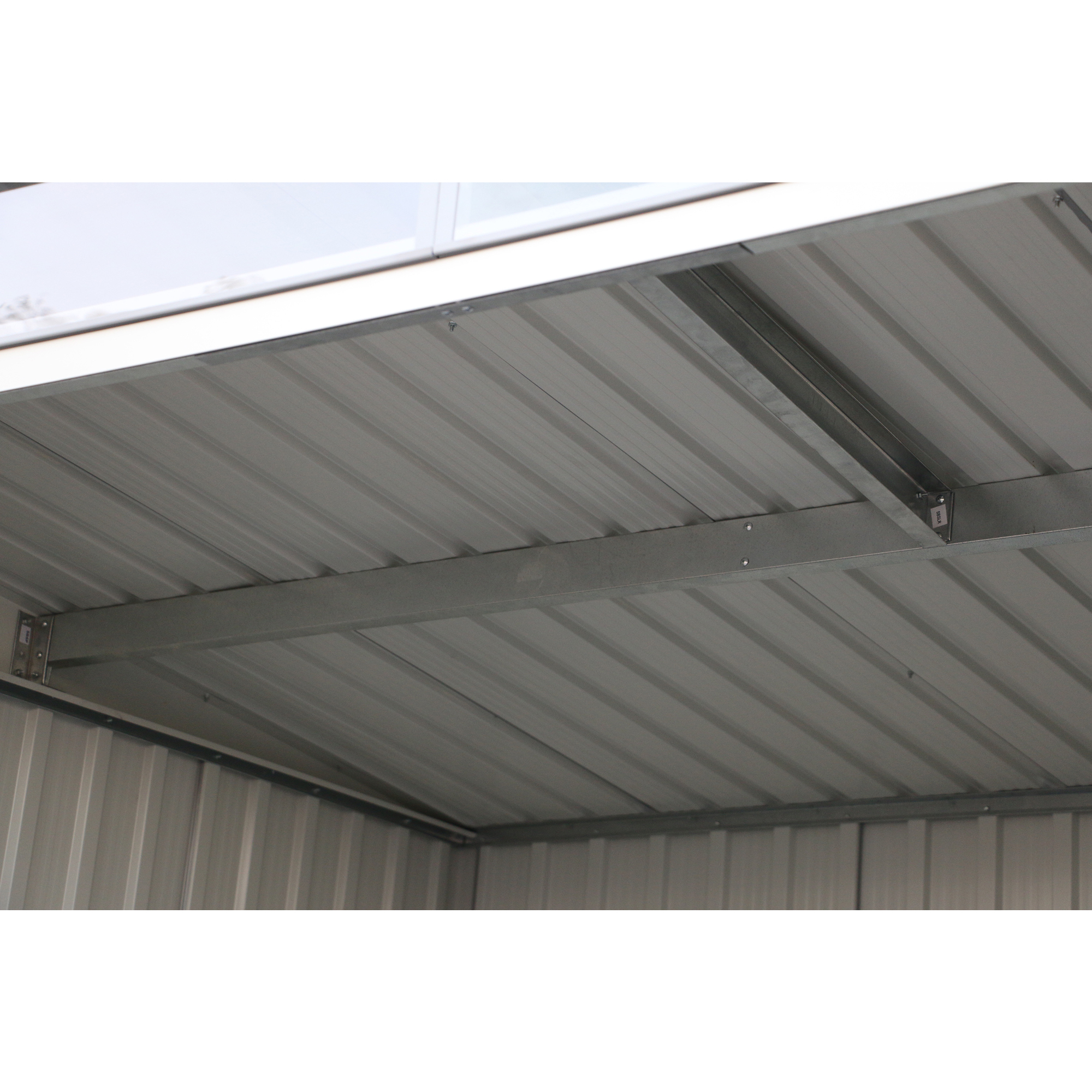 Voir la diapositive 4 : DURAMAX Abri de jardin métal - Imitation bois - 4,84m² - SKYLIGHT