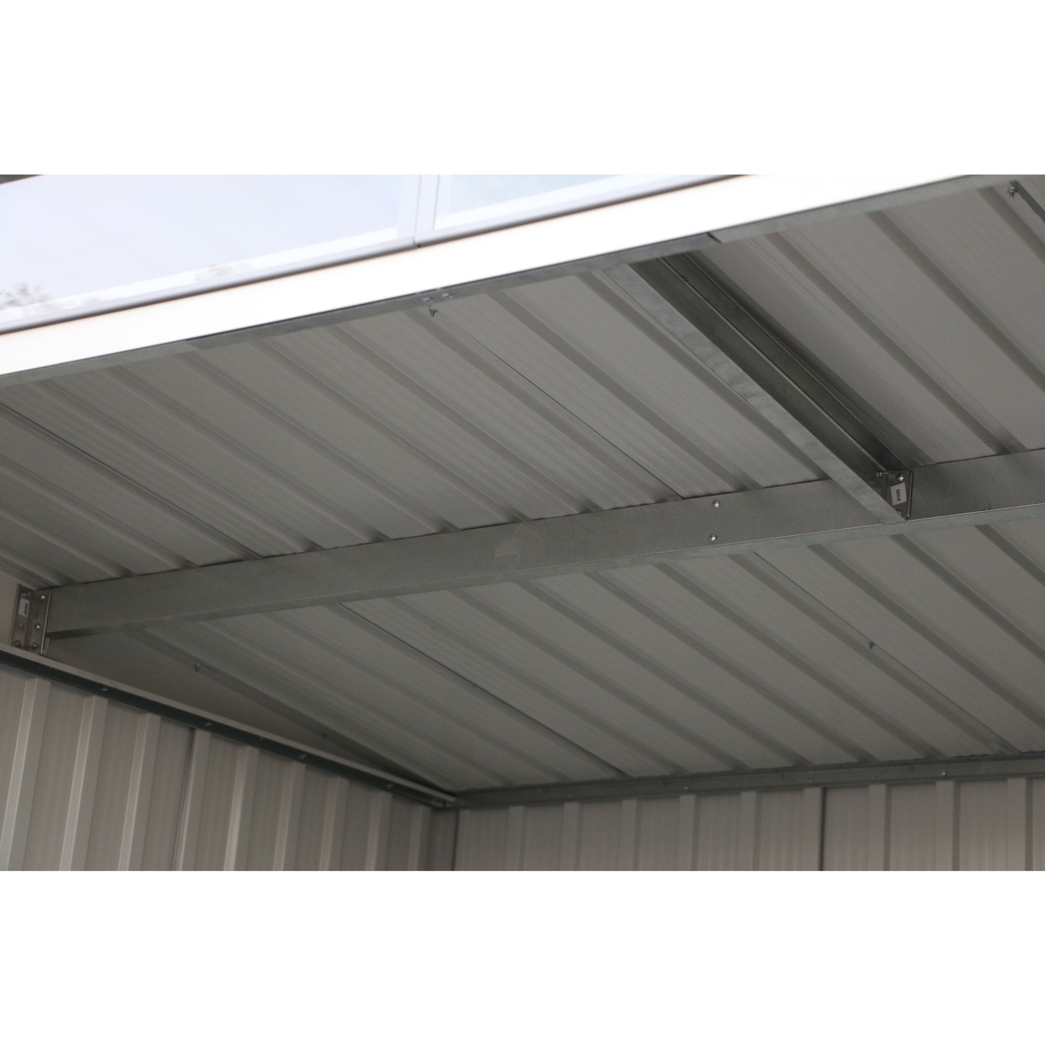 Voir la diapositive 4 : DURAMAX Abri de jardin métal - Imitation bois - 4,84m² - SKYLIGHT