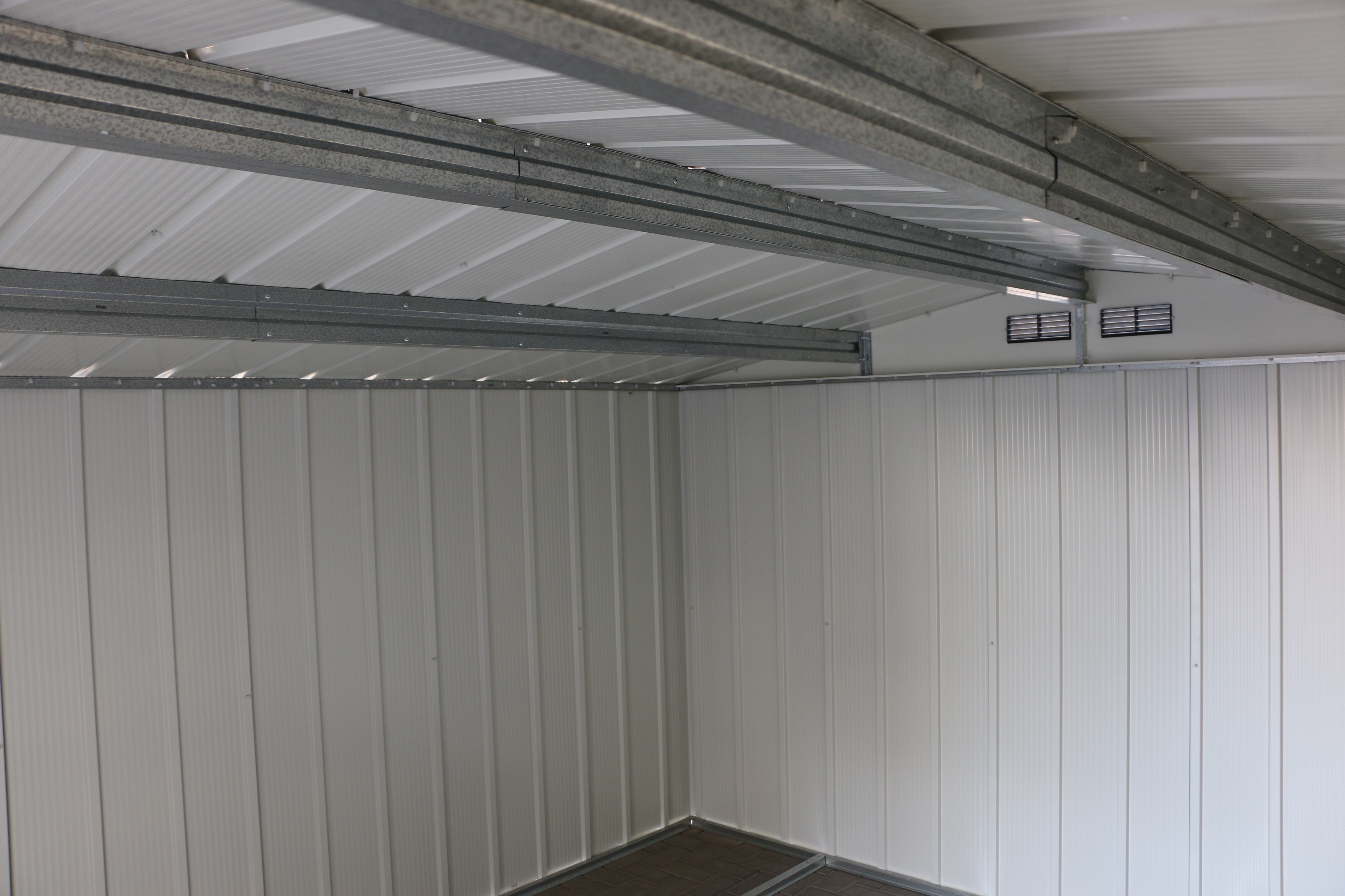 Voir la diapositive 2 : DURAMAX Abri de jardin métal - Anthracite - 10,54m²