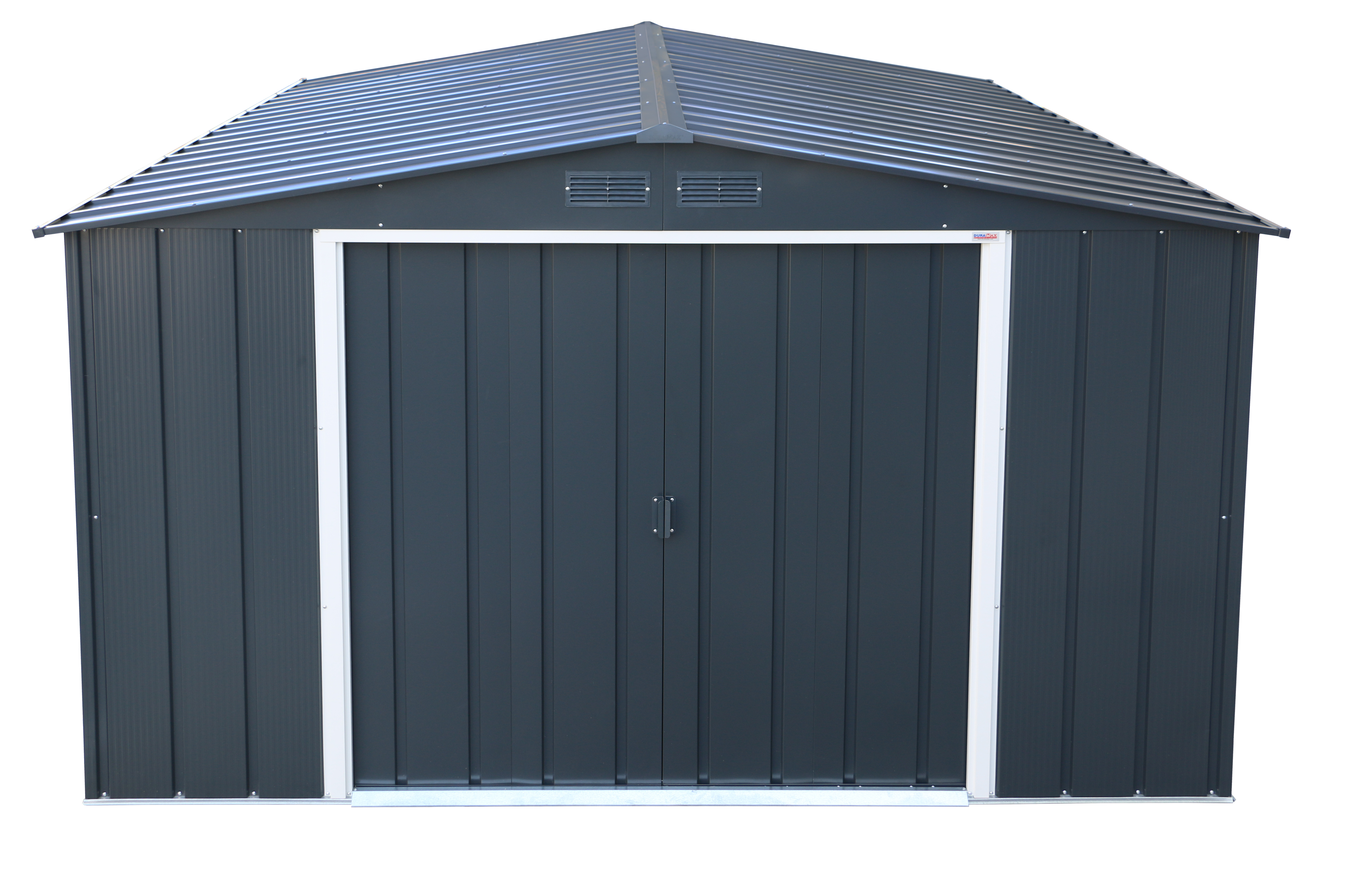 Voir la diapositive 3 : DURAMAX Abri de jardin métal - Anthracite - 10,54m²