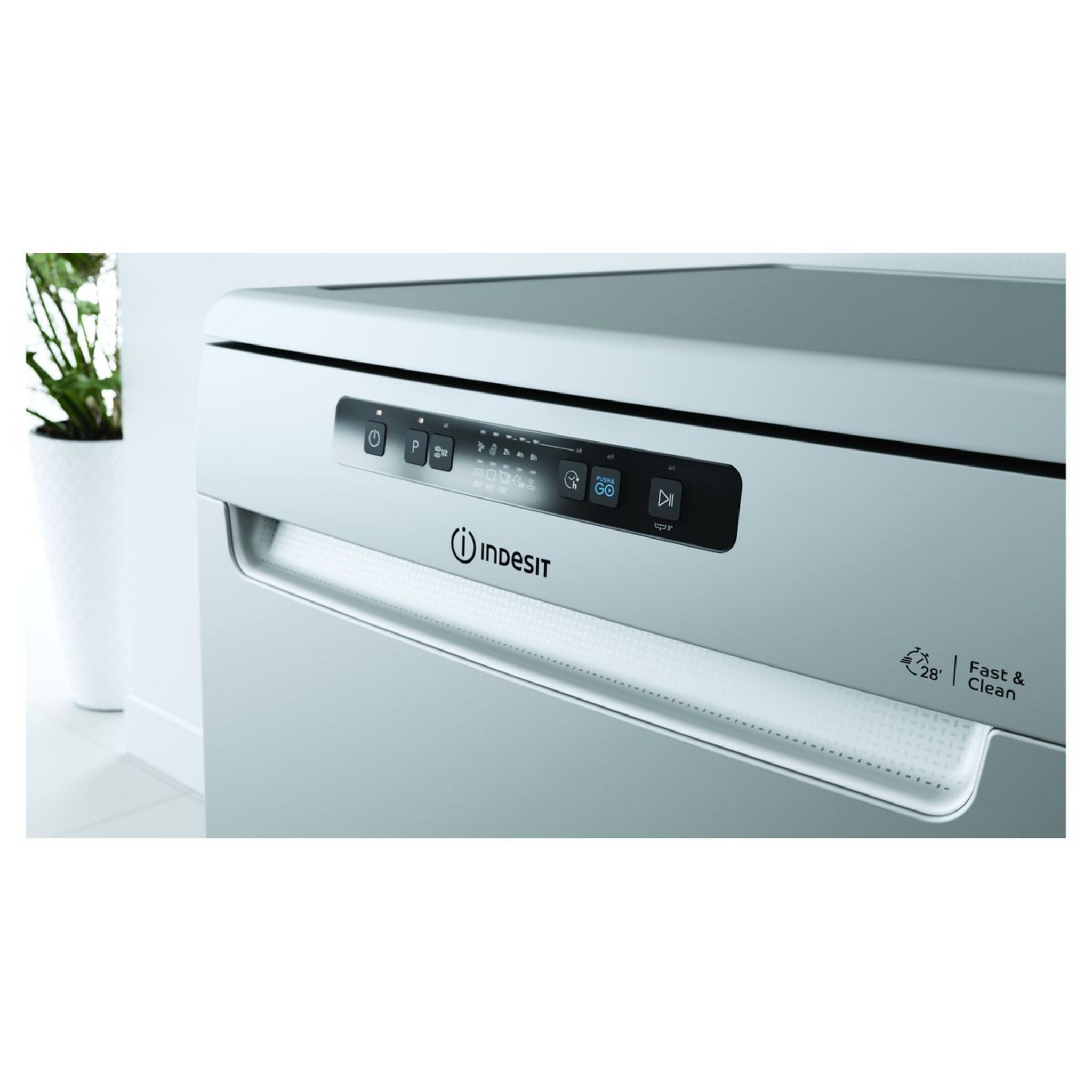 Voir la diapositive 3 : INDESIT Lave vaisselle pose libre DOFC2B+, 13 couverts, 60 cm, 46 dB, 6 programmes