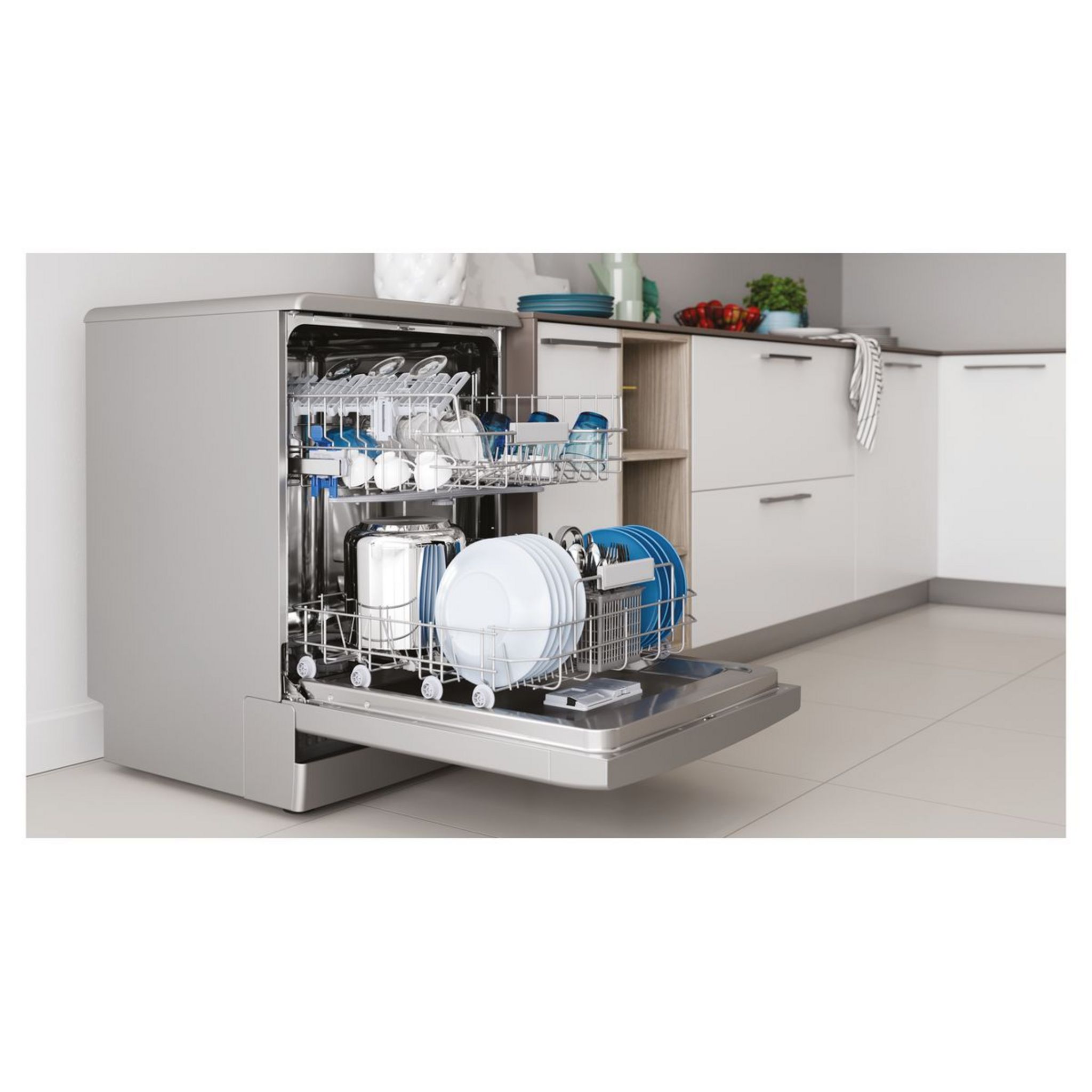 Voir la diapositive 4 : INDESIT Lave vaisselle pose libre DOFC2B+, 13 couverts, 60 cm, 46 dB, 6 programmes