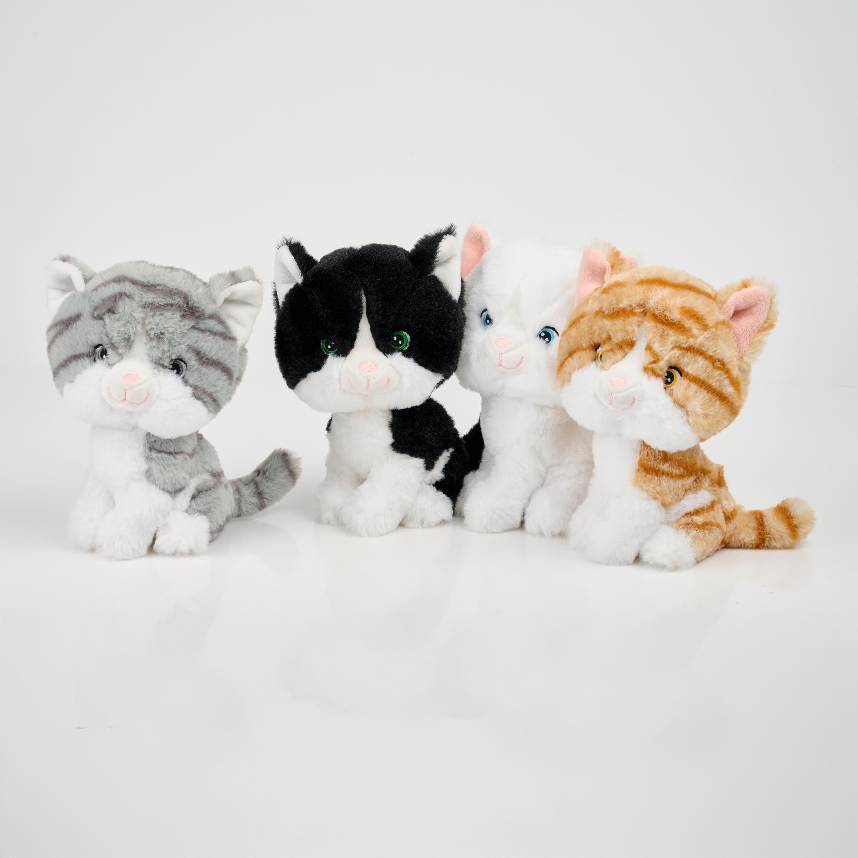 Voir la diapositive 1 : ONE TWO FUN Peluche Chat 20 cm 100% recyclé