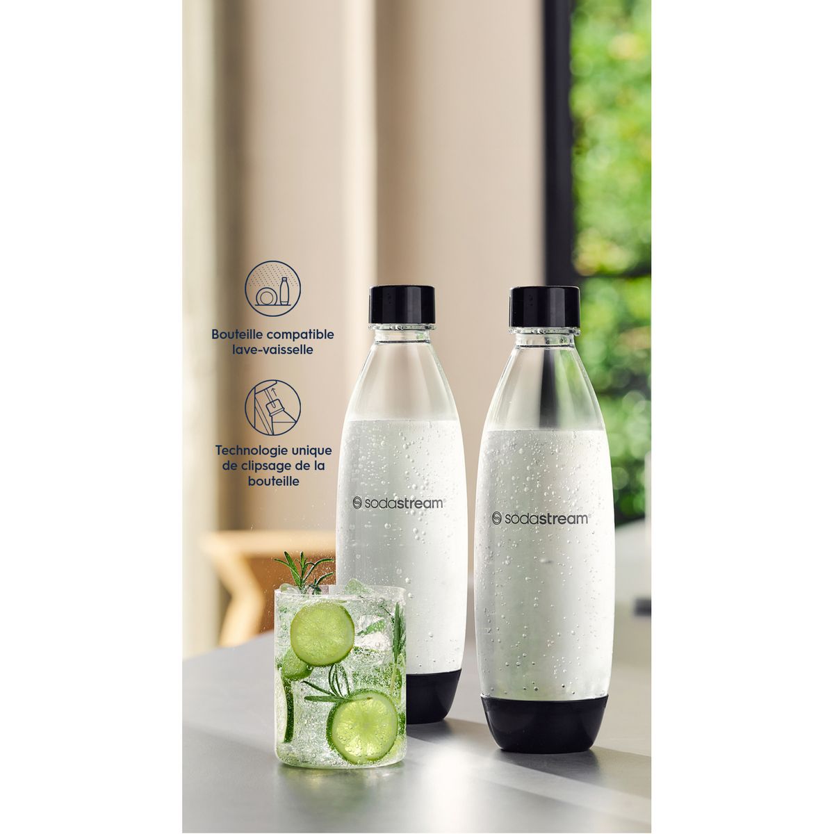 SODASTREAM Pack 2 bouteilles LV3000241